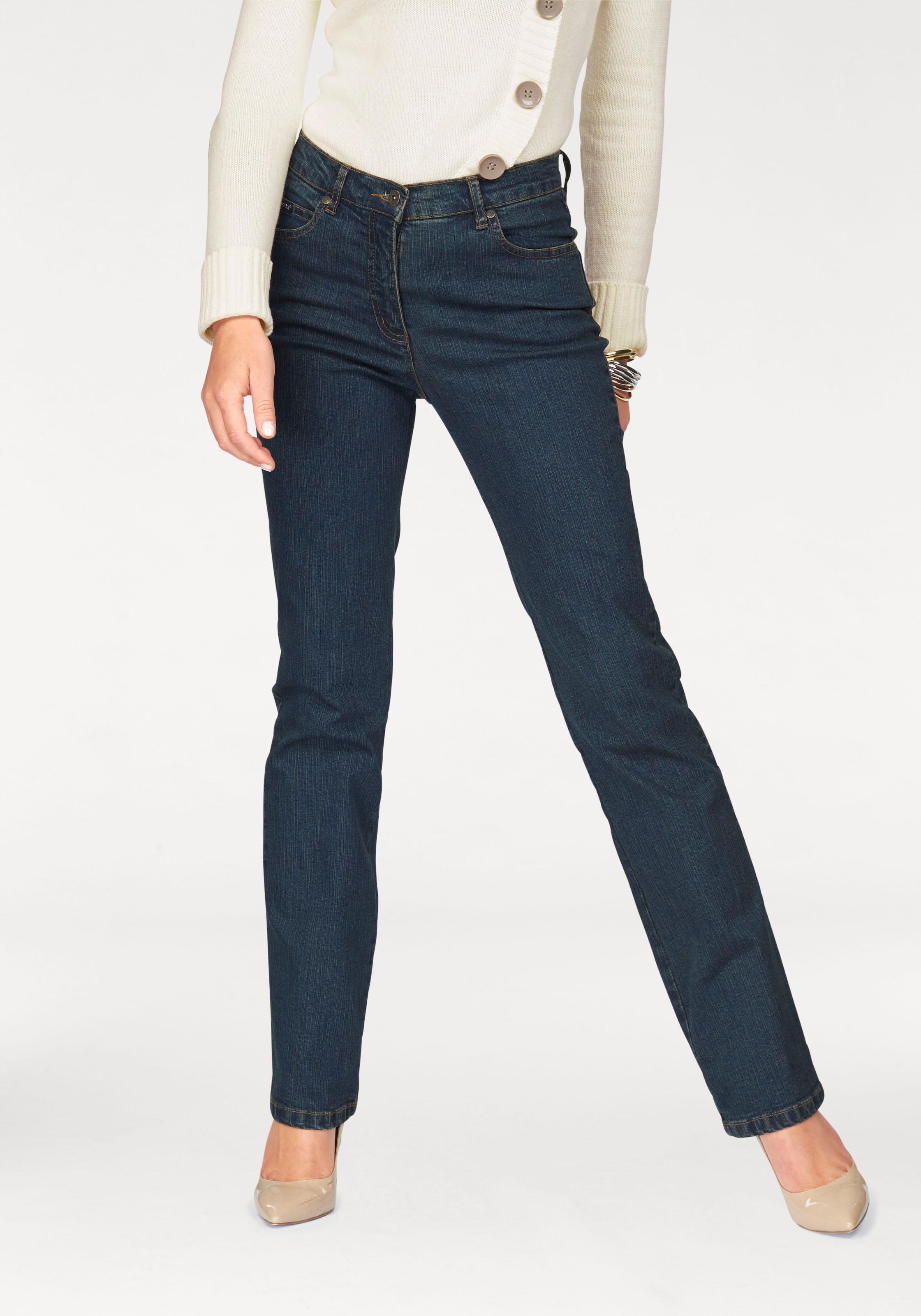 Arizona Gerade Jeans »Annett«, High Waist