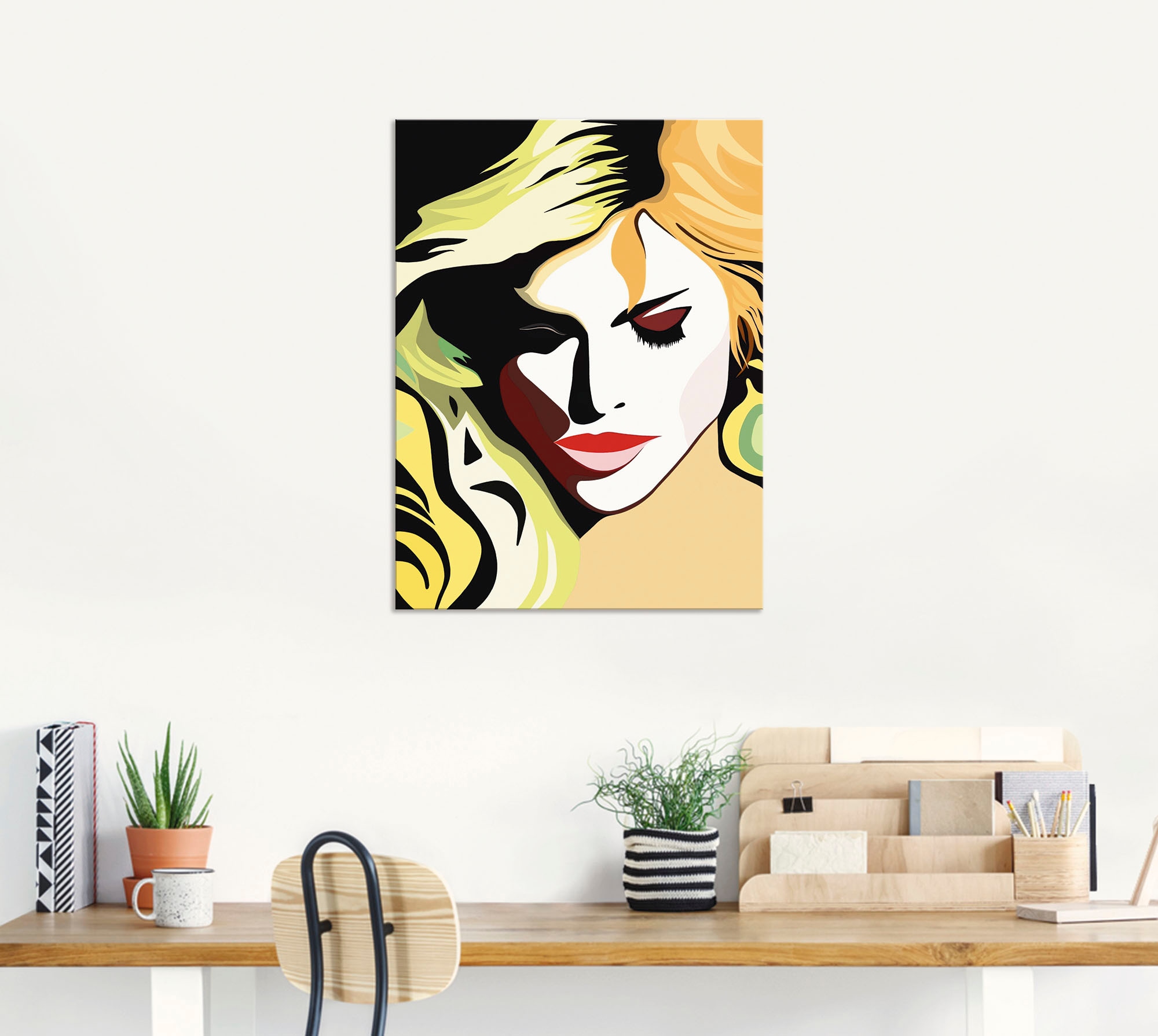 Artland Wandbild »Schöne Frau« Frau 1 Stk. tlg. als Alubild, Outdoorbild, Leinwandbild, Wandaufkleber, versch. Größen