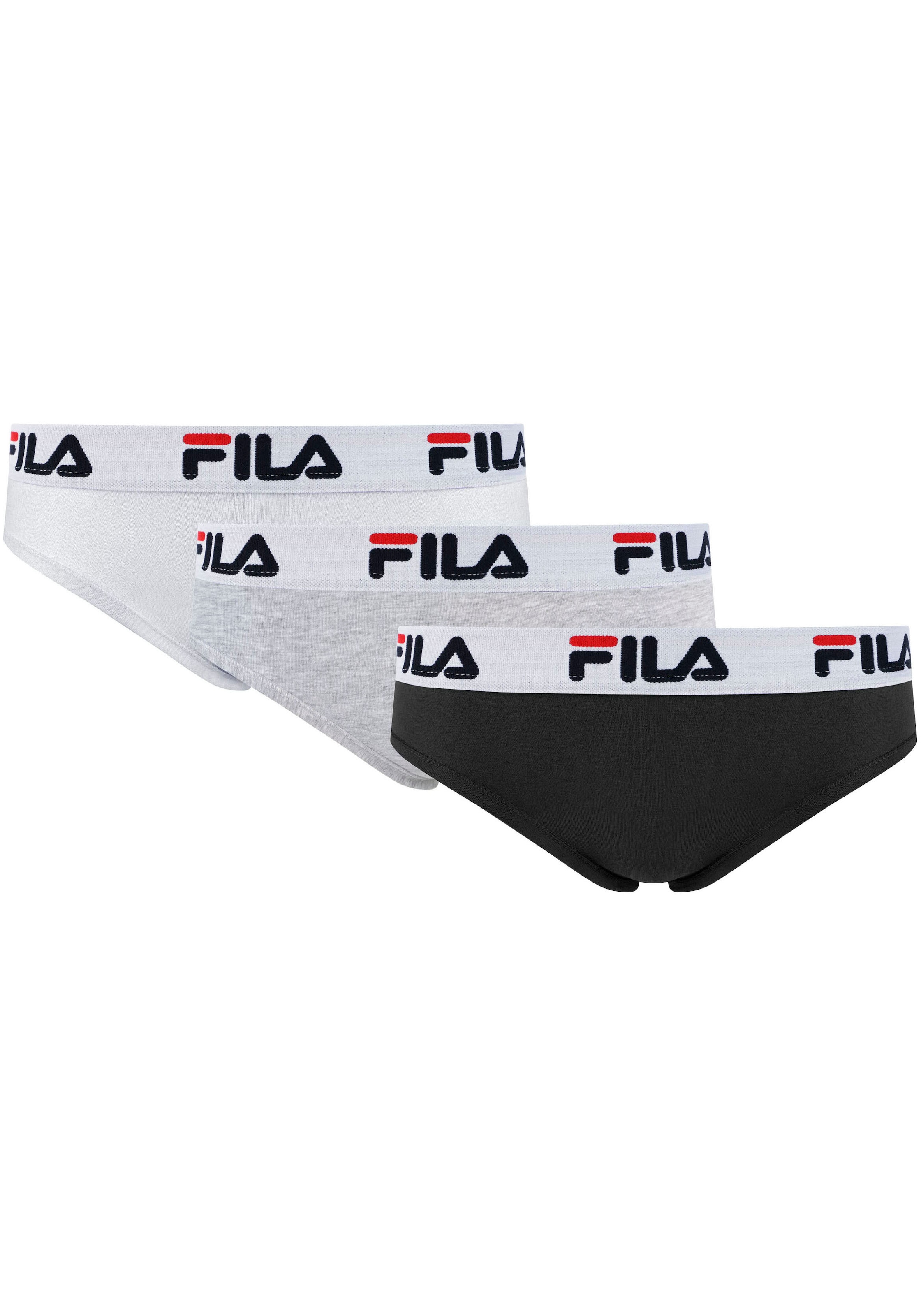 Fila Brasilslip, (Packung, 3 St.), Woman Brazilian 3er Pack