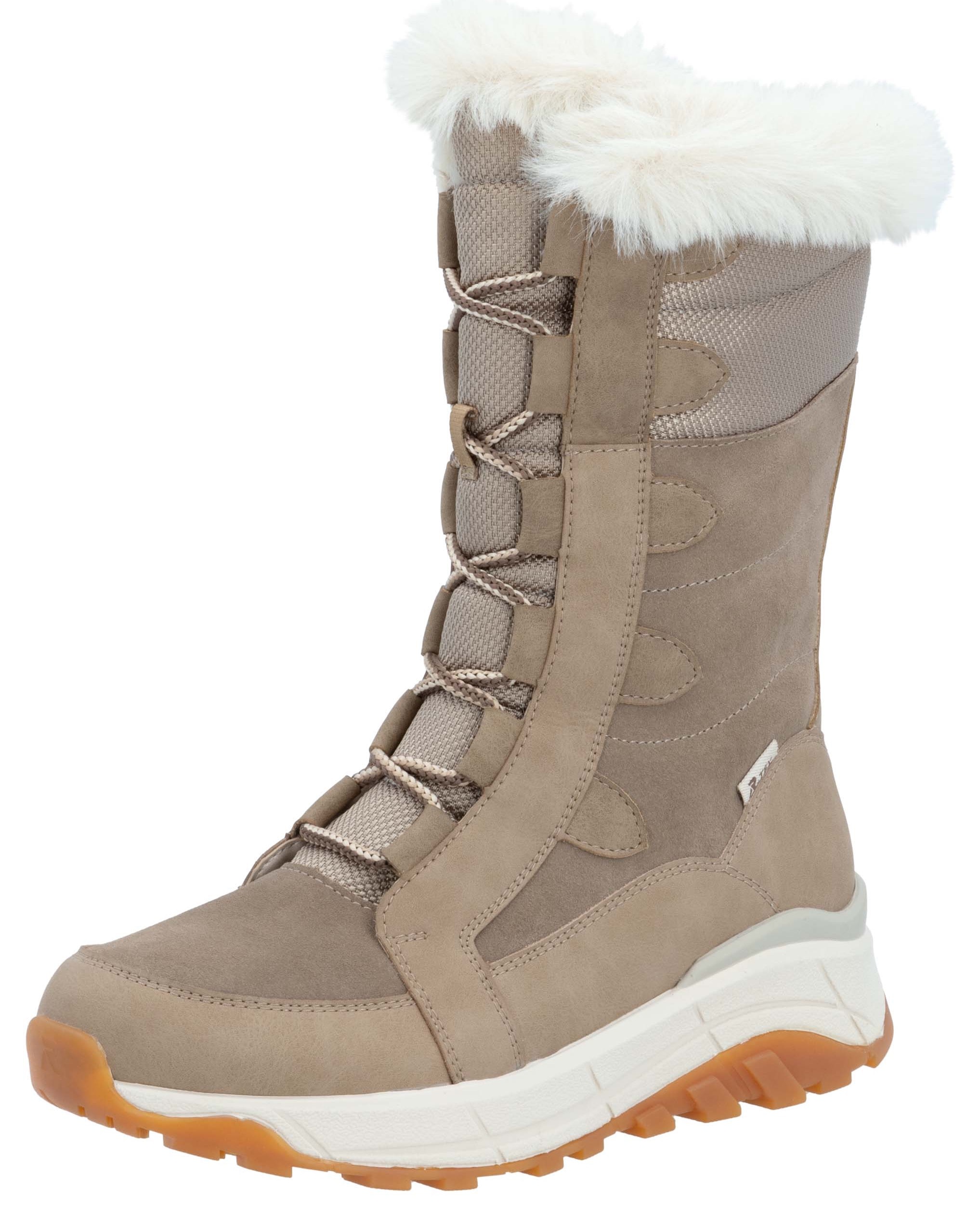 Rieker EVOLUTION Winterboots, Schneeboots, Winterboots mit Lammwollfutter, Fiber Grip Laufsohle