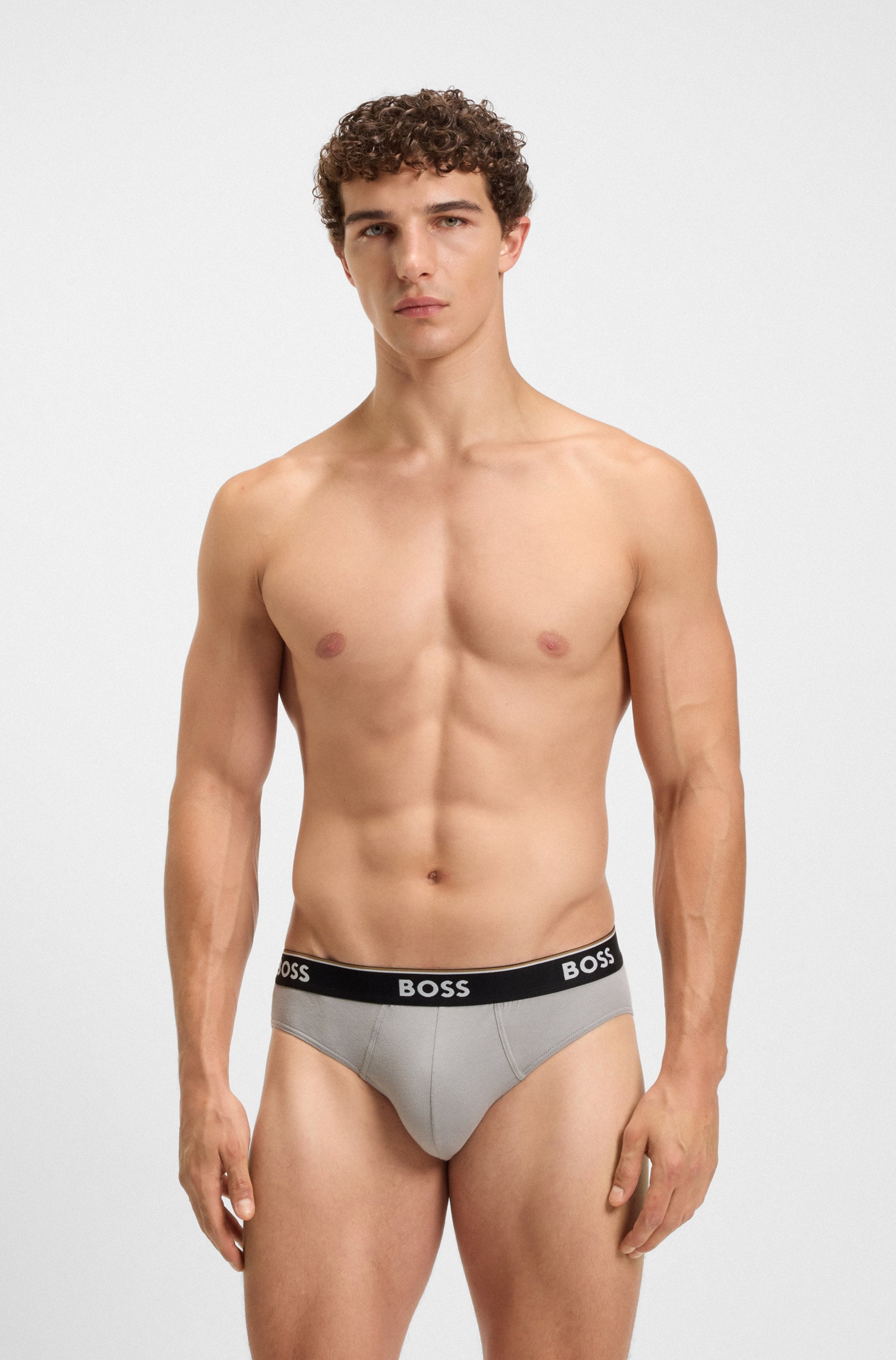BOSS Slip »Brief 3P Power«, (Packung, 3 St.), mit BOSS Schriftzug