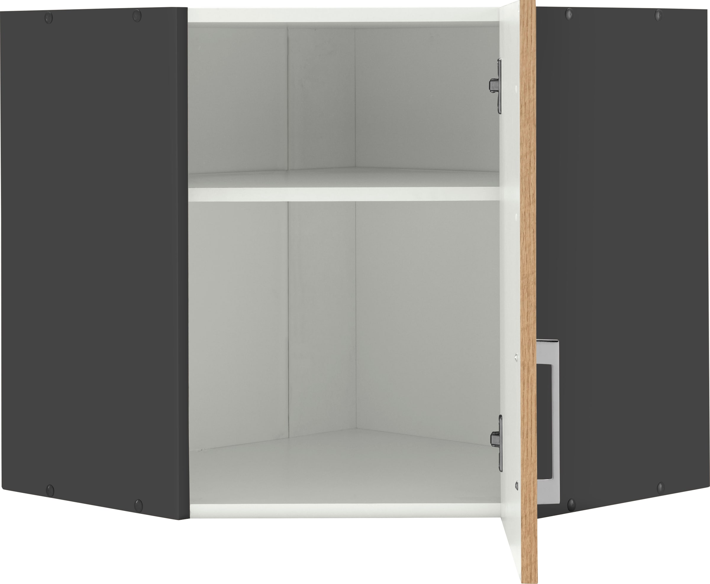 KOCHSTATION Eckhängeschrank »KS-Colmar« 60 x 60 cm, mit Metallgriff