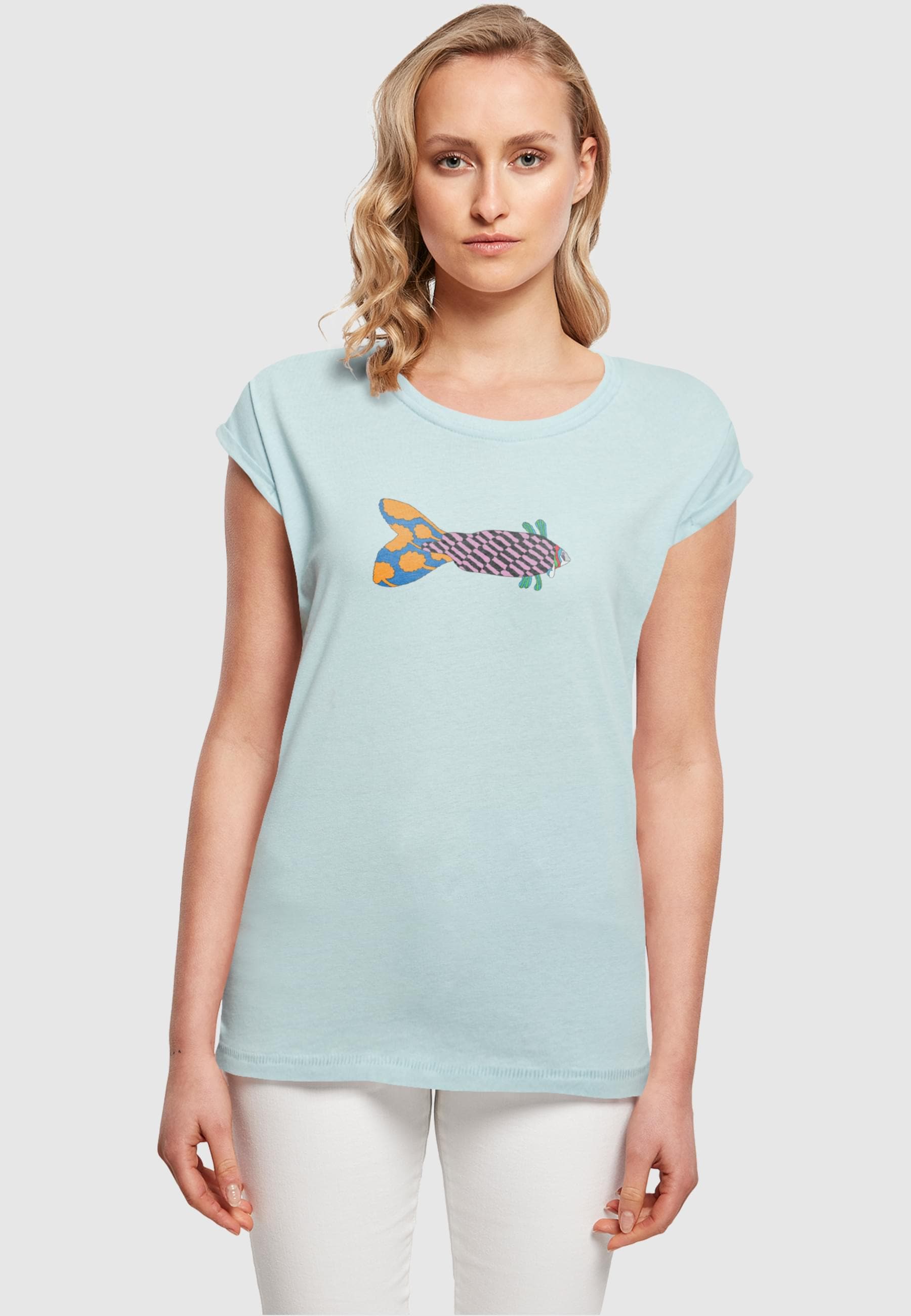 Merchcode T-Shirt »Damen Ladies Yellow Submarine - Fish No. 1 T-Shirt«, (1 tlg.)