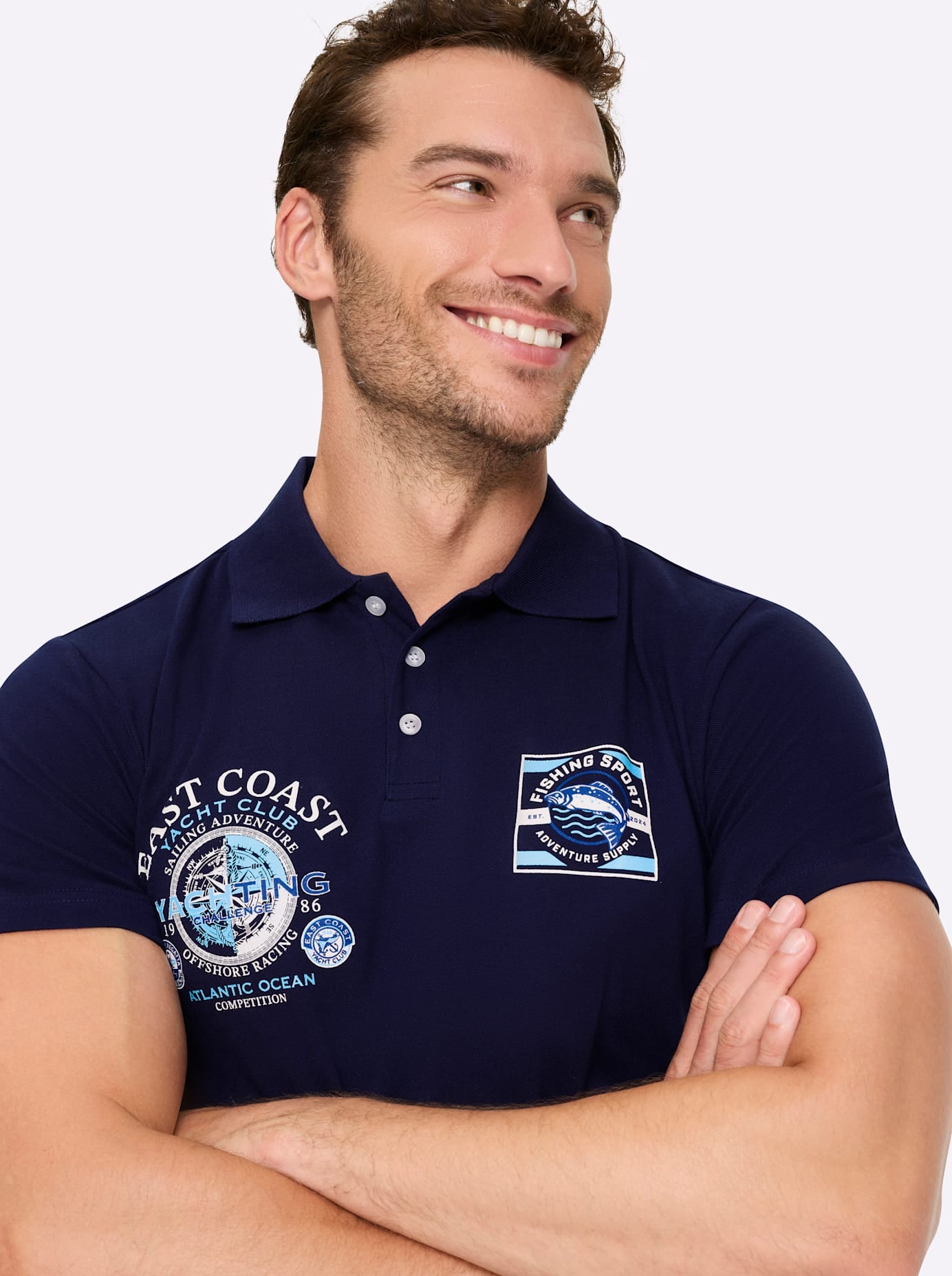 Catamaran Kurzarmshirt »Kurzarm-Poloshirt« 1 tlg.
