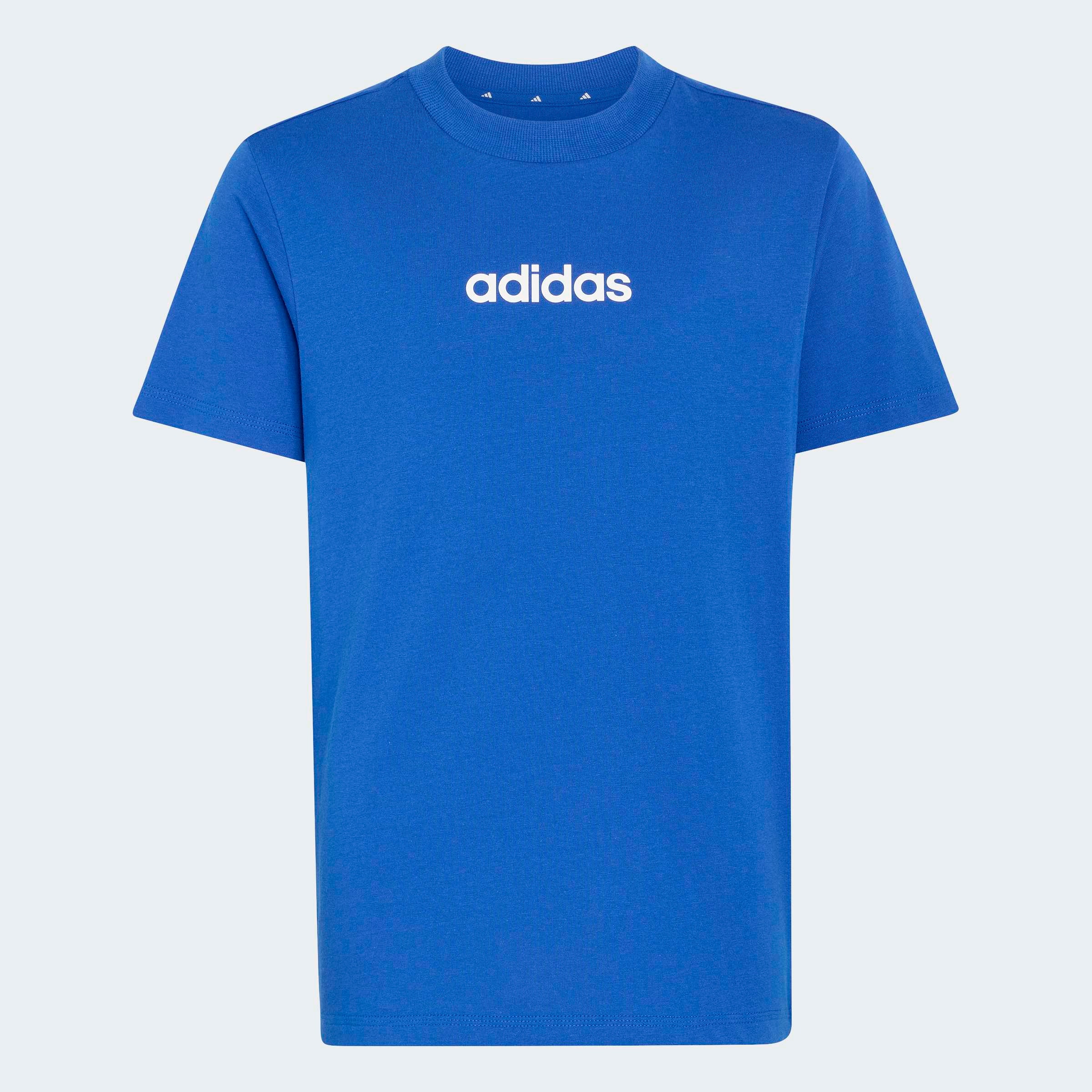 adidas Sportswear T-Shirt »J LIN TEE 160« für Kinder, mit Rundhalsausschnitt, ohne Verschluss, aus Baumwolle