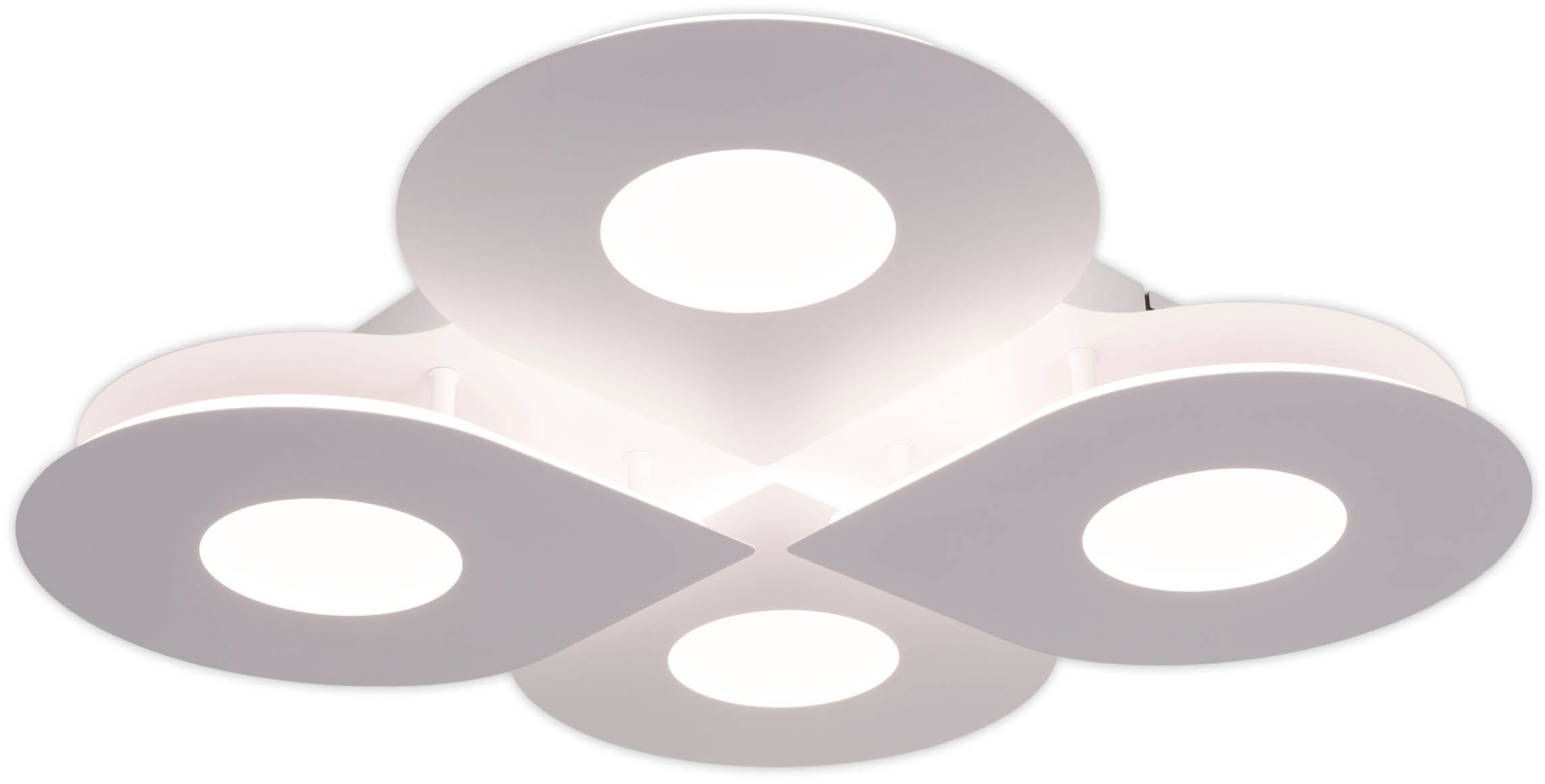 näve LED Deckenleuchte »Smilla«, 1 flammig, Leuchtmittel LED-Modul | LED fest integriert, weiß, Memory, Nachtlicht, CCT, dimmbar per Fernbedienung (inkl.)