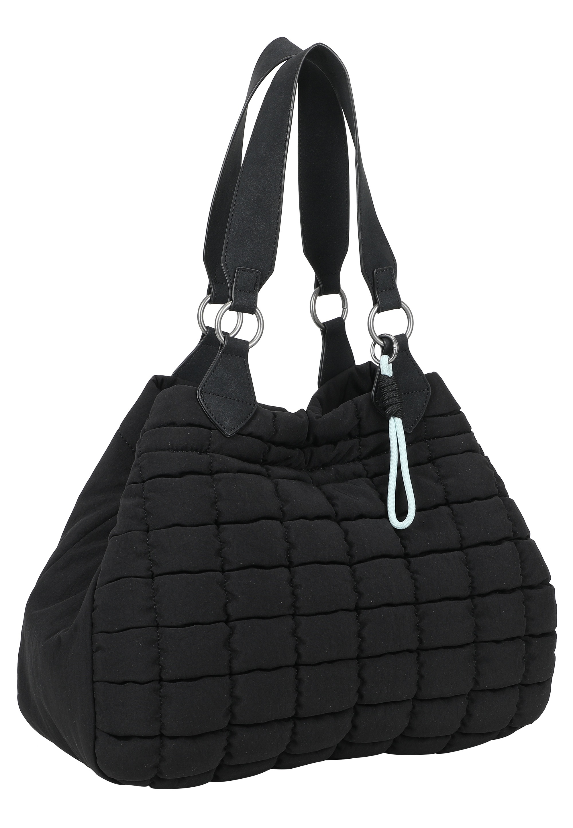 Fritzi aus Preußen Henkeltasche "Black Bubble", aus mattem 3D-Bubble Nylon- günstig online kaufen