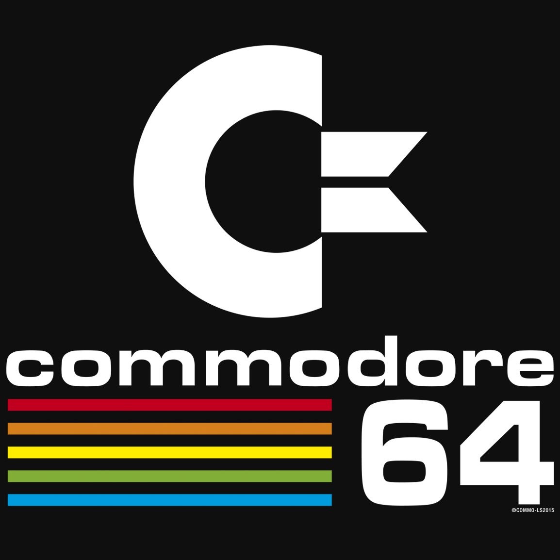 LOGOSHIRT T-Shirt »Commodore C64 Logo«, mit Commodore 64-Logo