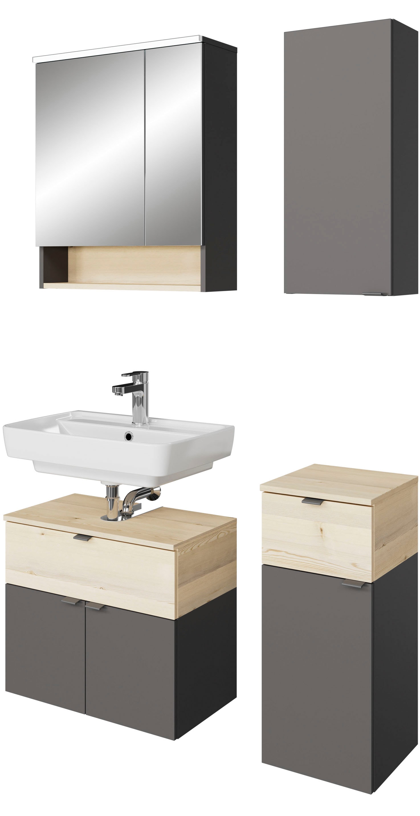 Saphir Badmöbel-Set "Quickset 394" Komplett-Set, 4 Stk. tlg. günstig online kaufen