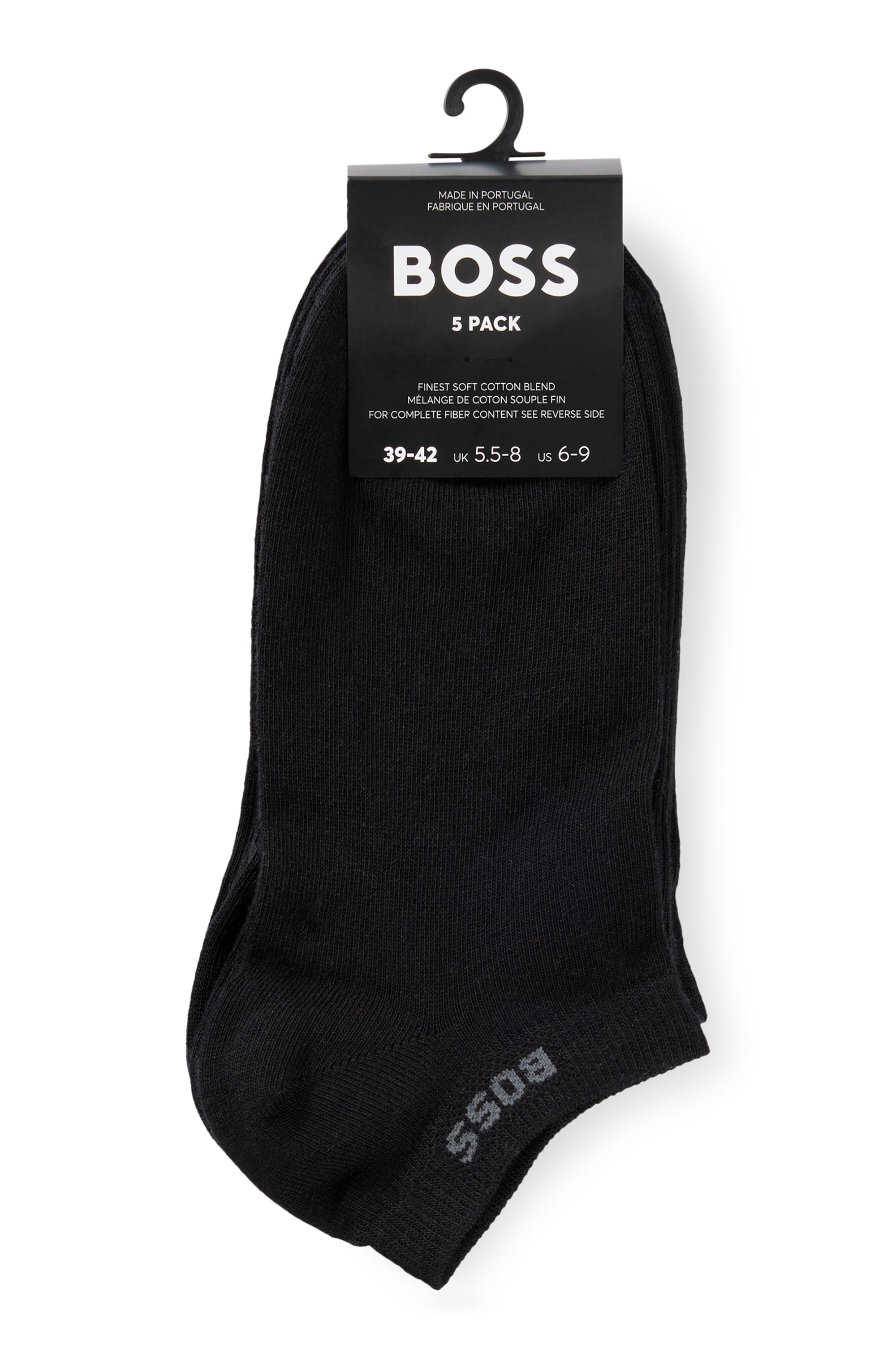 Thumbnail - BOSS Sneakersocken "5P AS Logo CC W" Packung, 5er, 5 Stk. tlg. mit BOSS-Logoschriftzug