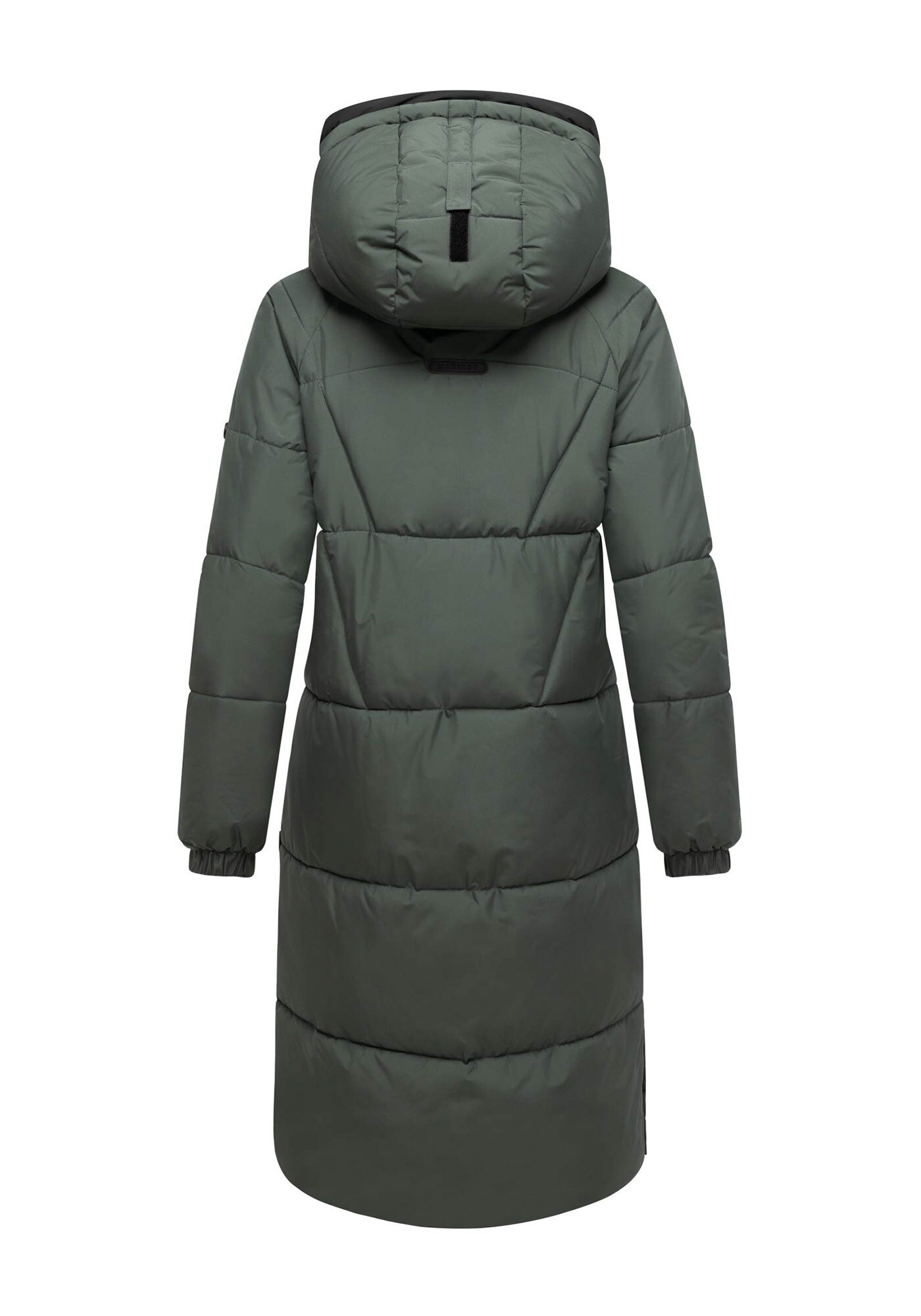 Marikoo Winterjacke »Yaskaa«, Bewegungsschlitze mit Druckknopfverschluss