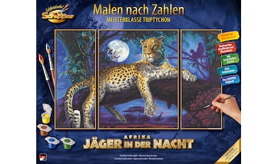 Schipper Malen nach Zahlen »Meisterklasse Triptychon - Jäger in der Nacht«, Made in... kaufen