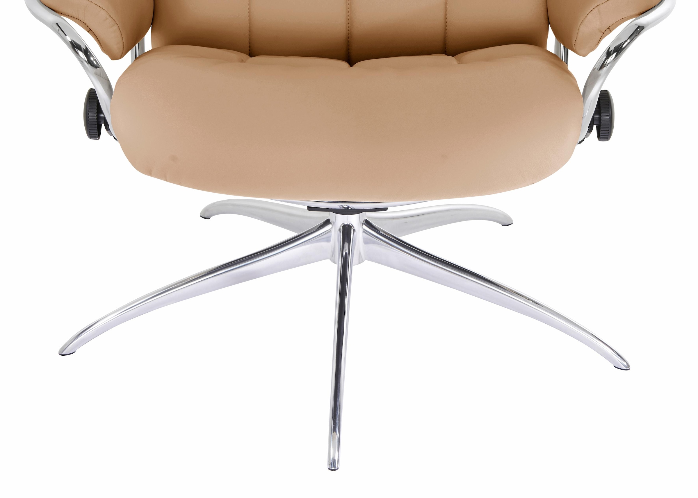 Stressless® Relaxsessel »London«, (Set, Relaxsessel mit Hocker), mit Hocker, High Back, mit Star Base, Gestell Chrom