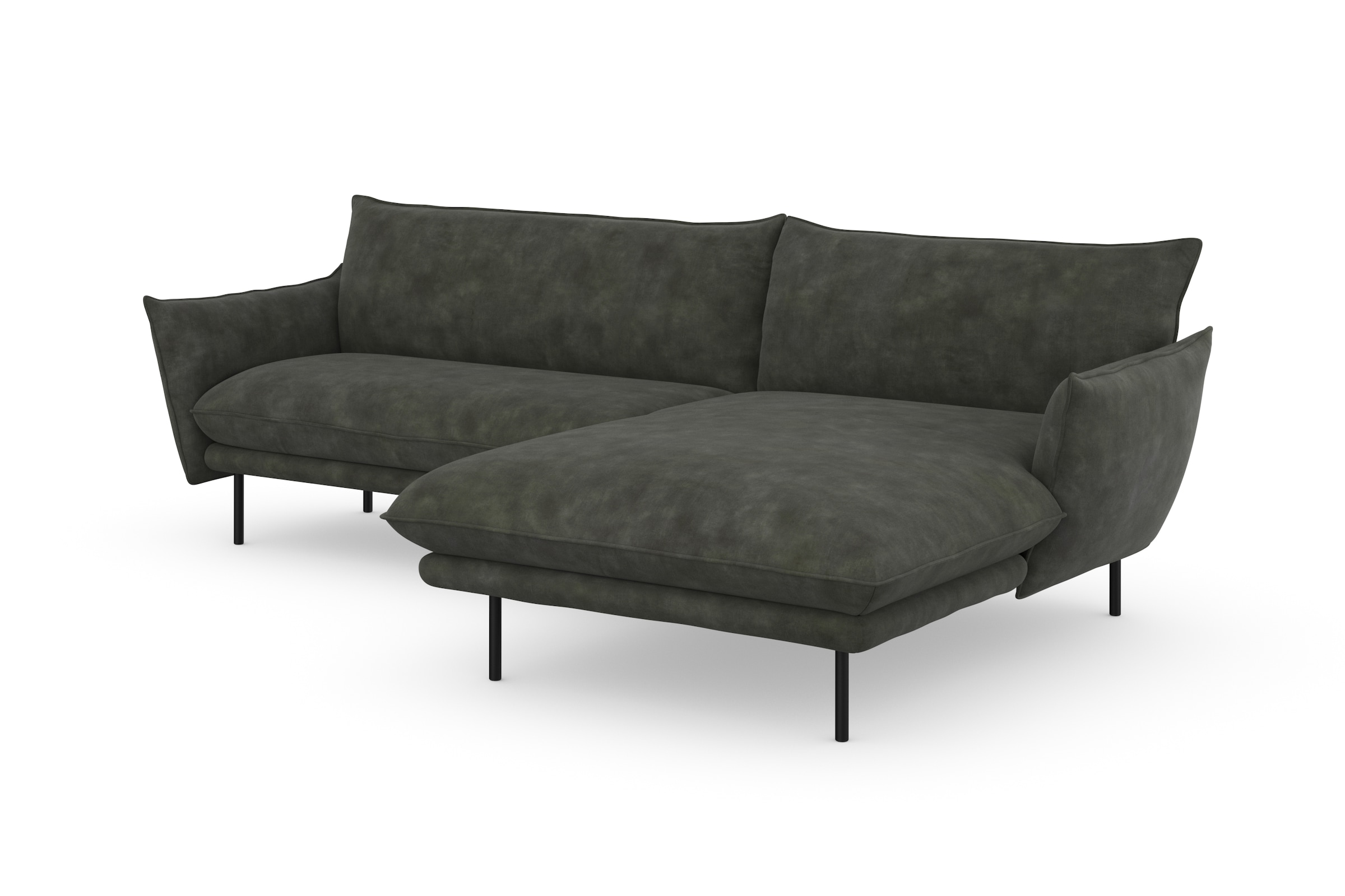 andas Ecksofa »Stine L-Form«, Besonderes Design durch Kissenoptik und Keder, by Morten Georgsen