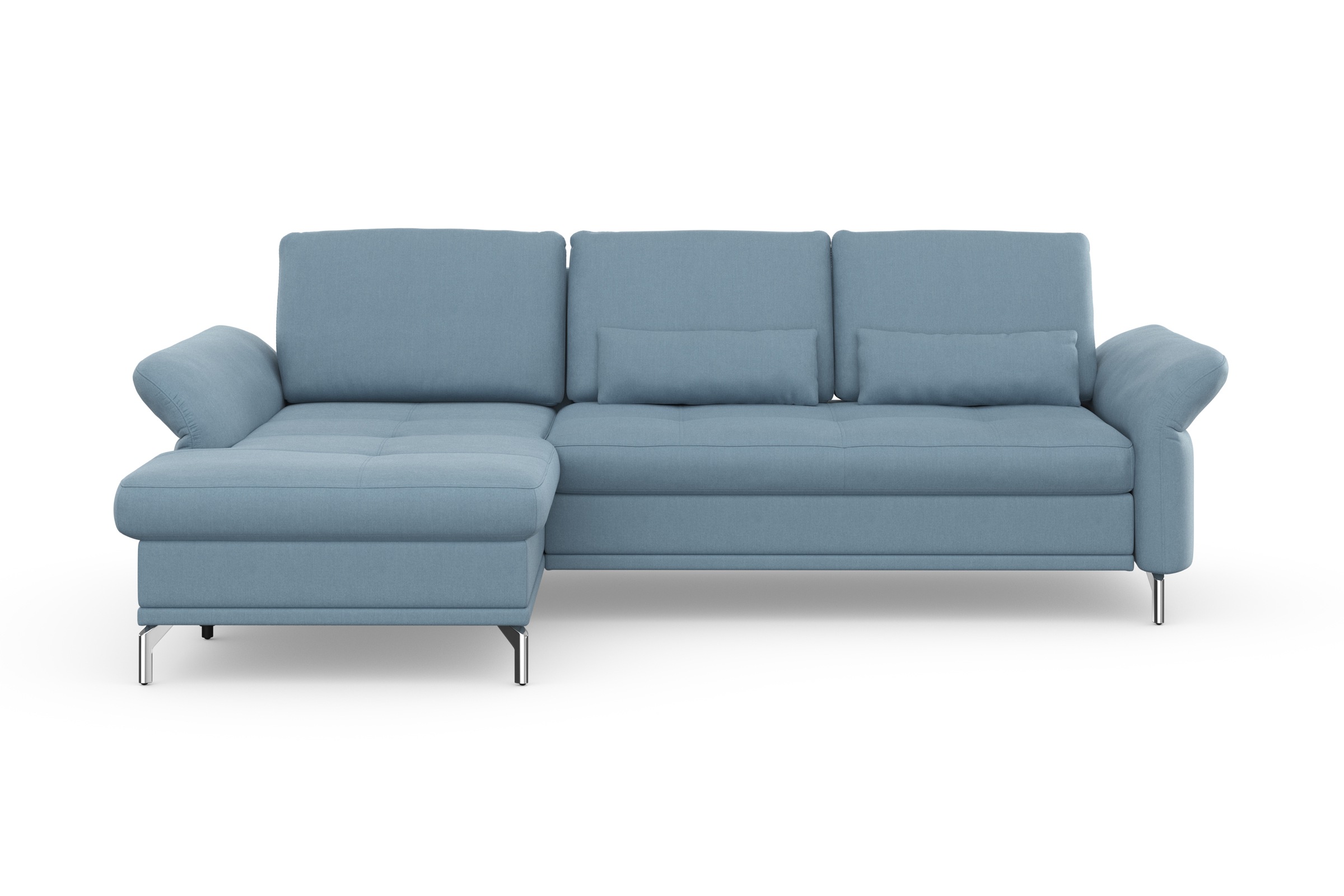 Home affaire Ecksofa "Palm Beach L-Form" Federkern, mit Sitztiefenverstellu günstig online kaufen