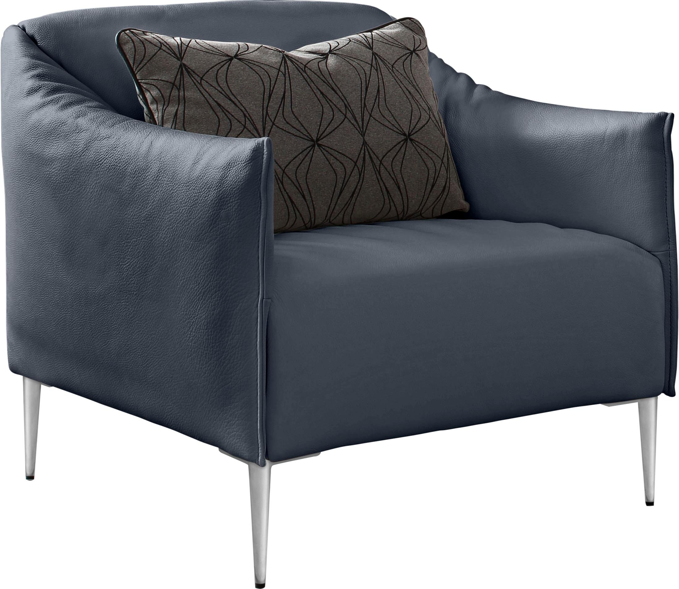 W.SCHILLIG Cocktailsessel »sally«, mit Metallfüßen in Chrom glänzend