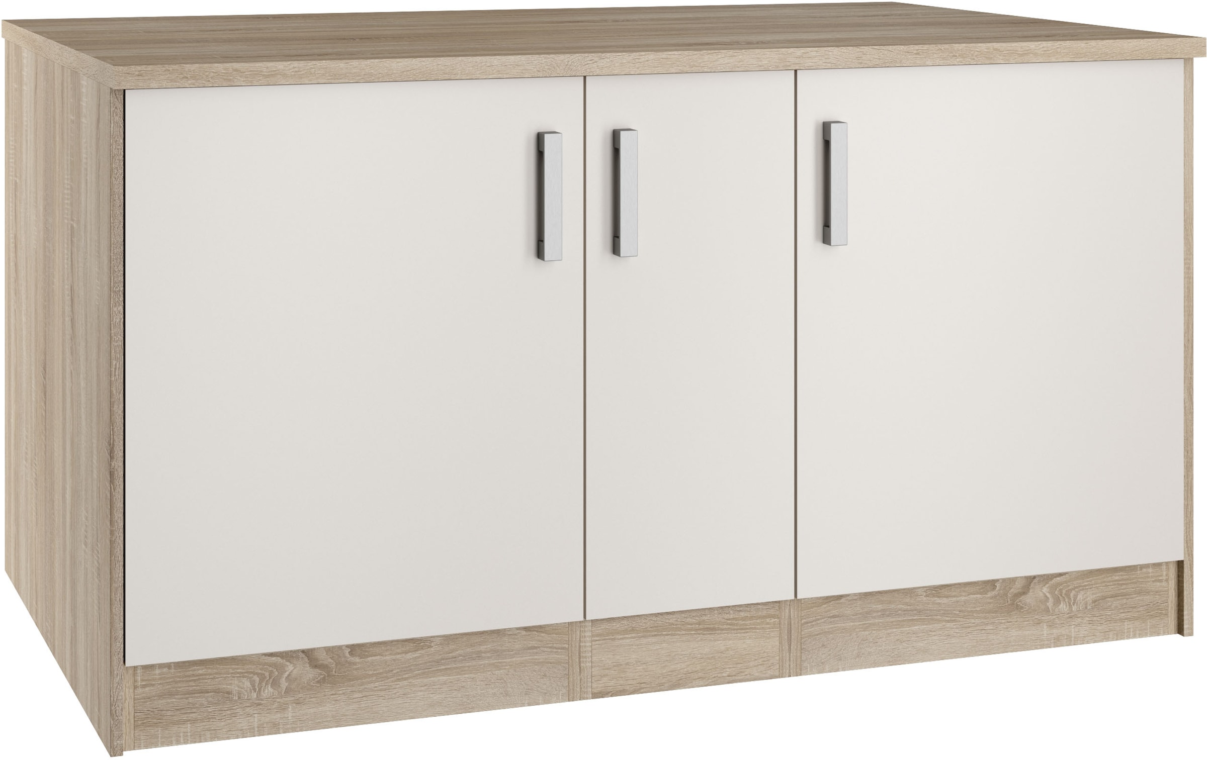 KOCHSTATION Kücheninsel "KS-Toronto", Breite 153 cm, MDF-Fronten, Flaschenregal