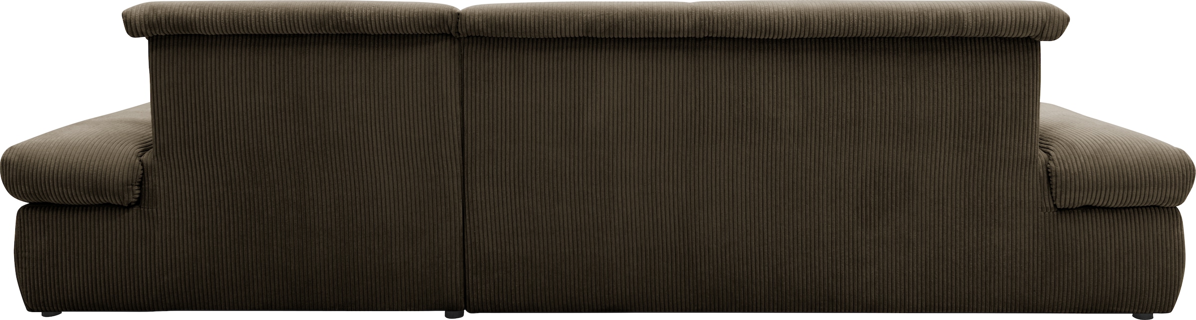 DOMO collection Ecksofa »Moric, L-Form, XXL-Sofa - Breite 300cm«, wahlweise mit Bettfunktion und Armteilverstellung, Cord