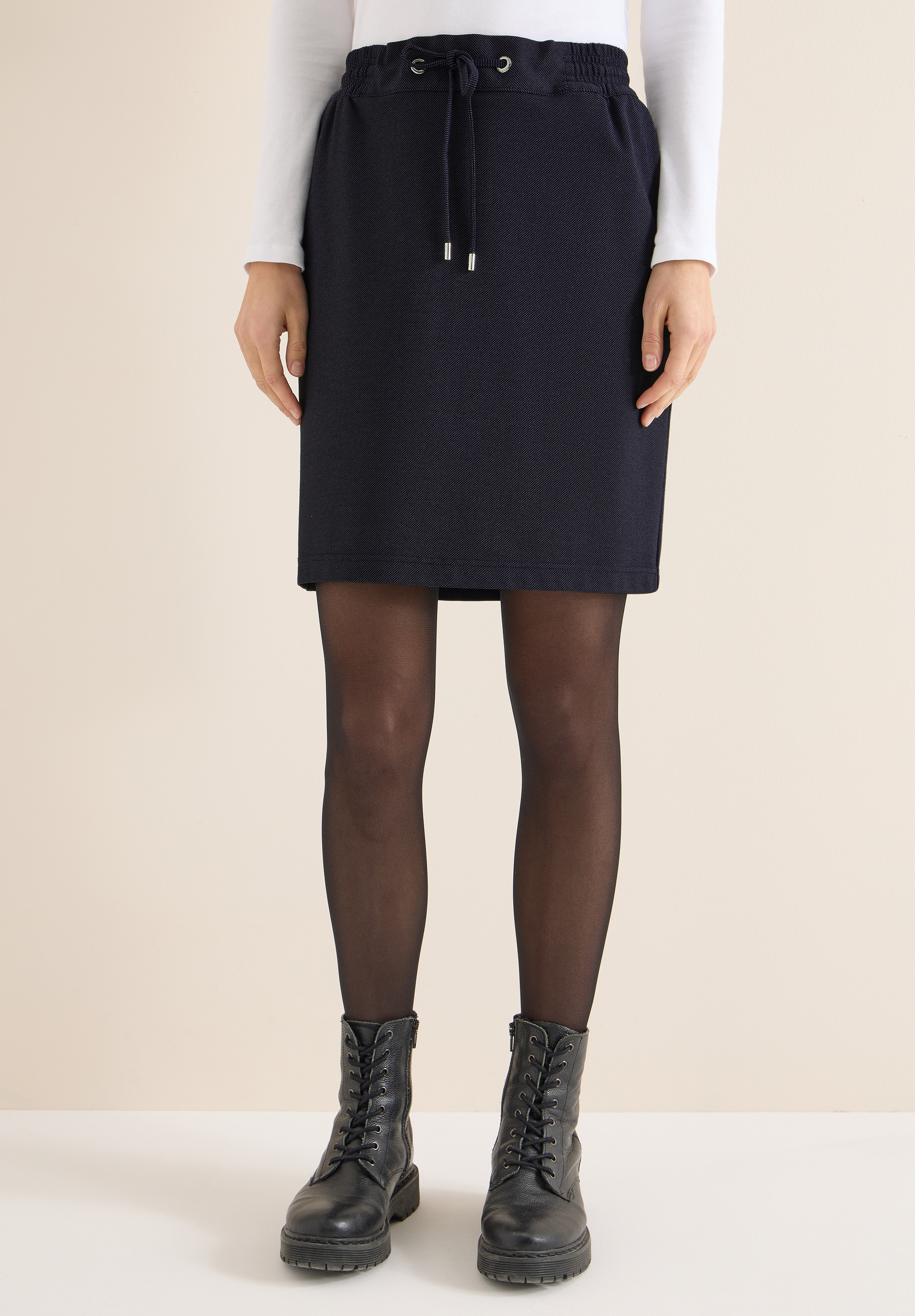 Cecil Minirock Elastikbund mit Tunnelzug günstig online kaufen