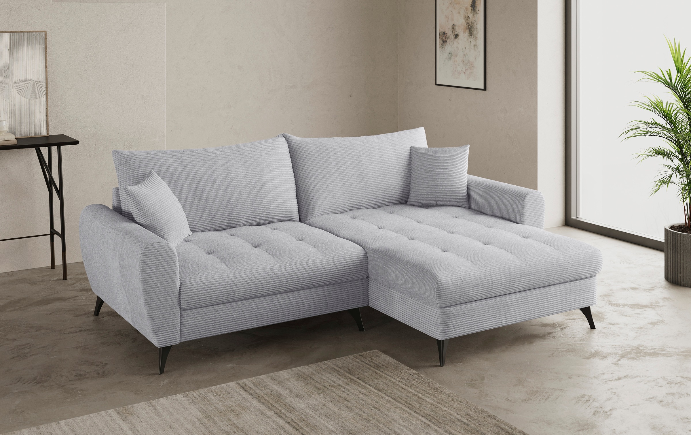 Mr. Couch Ecksofa "Blackburn II L-Form", Wahlweise mit Kaltschaumpolsterung günstig online kaufen
