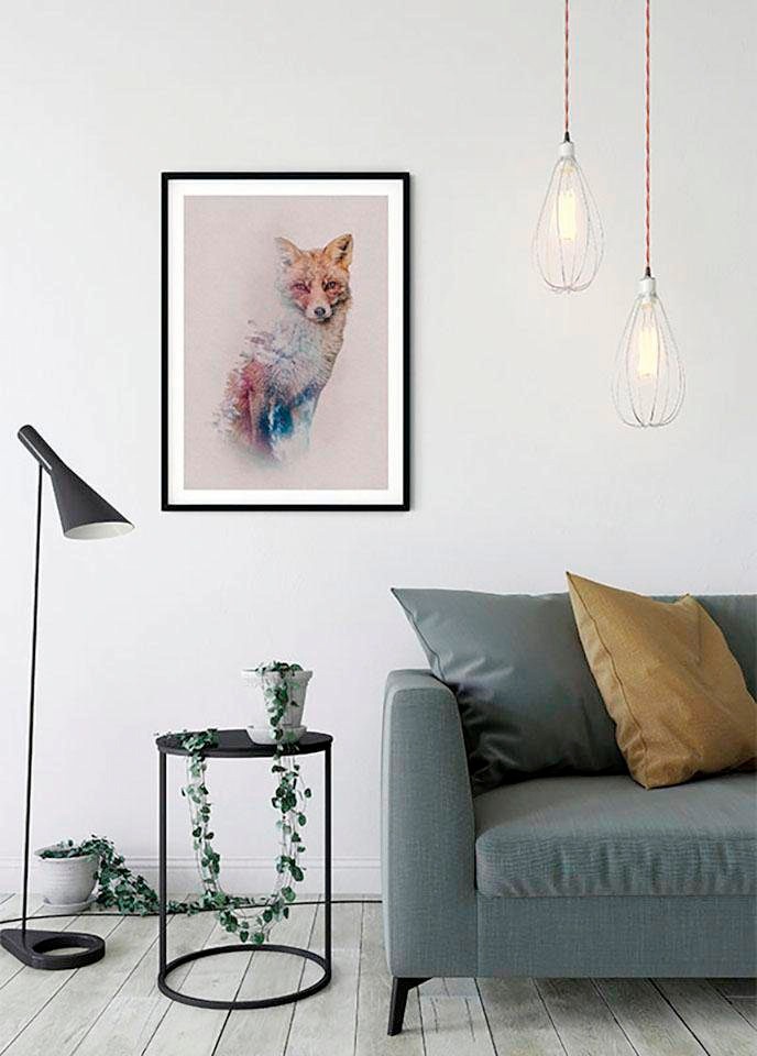 Komar Bild »Animals Forest Fox« Tiere 1 Stk. tlg. Wandbild zur Dekoration - ohne Rahmen