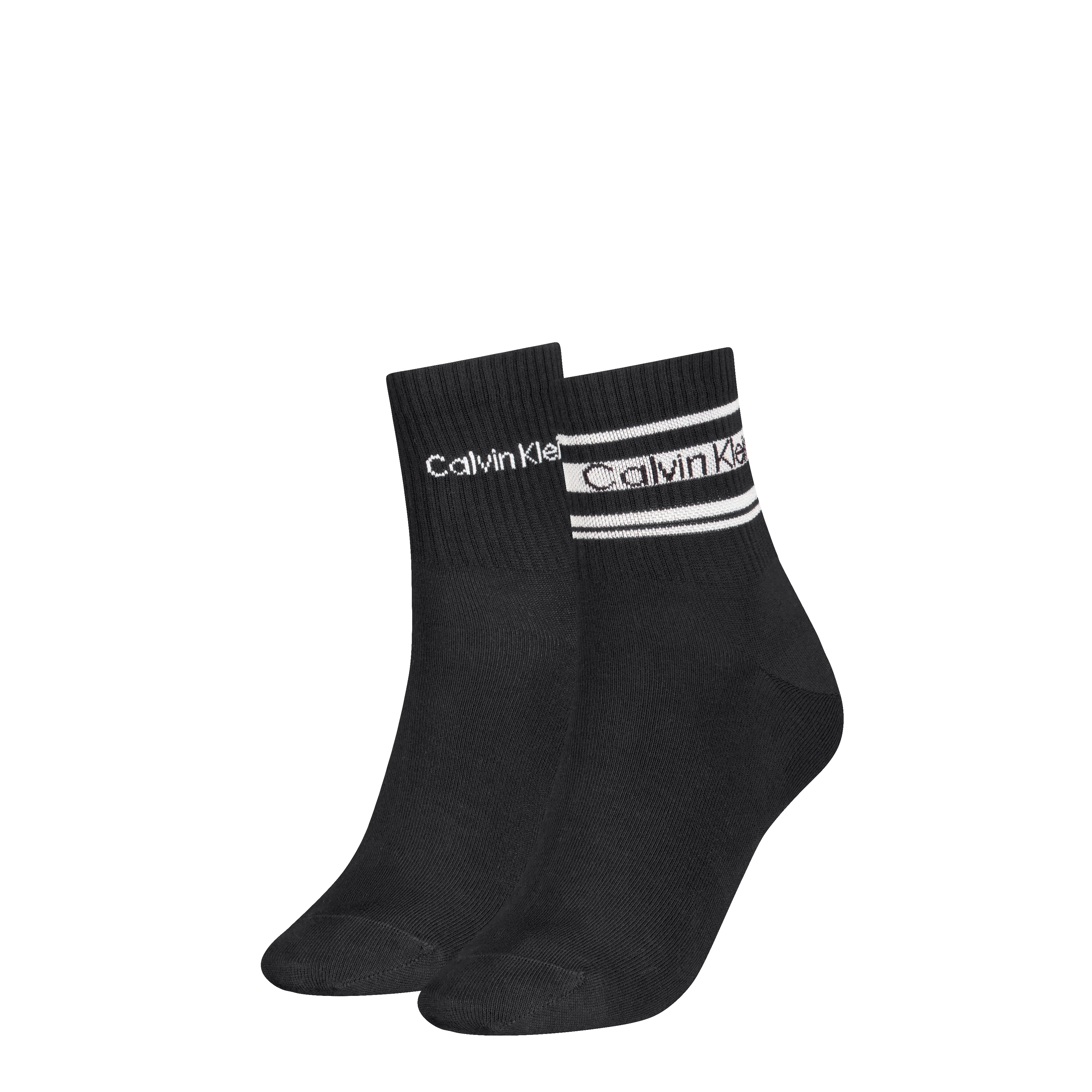 Calvin Klein Kurzsocken "CK WOMEN SHORT SOCK 2P SPORT STRIPE" 2 Paar