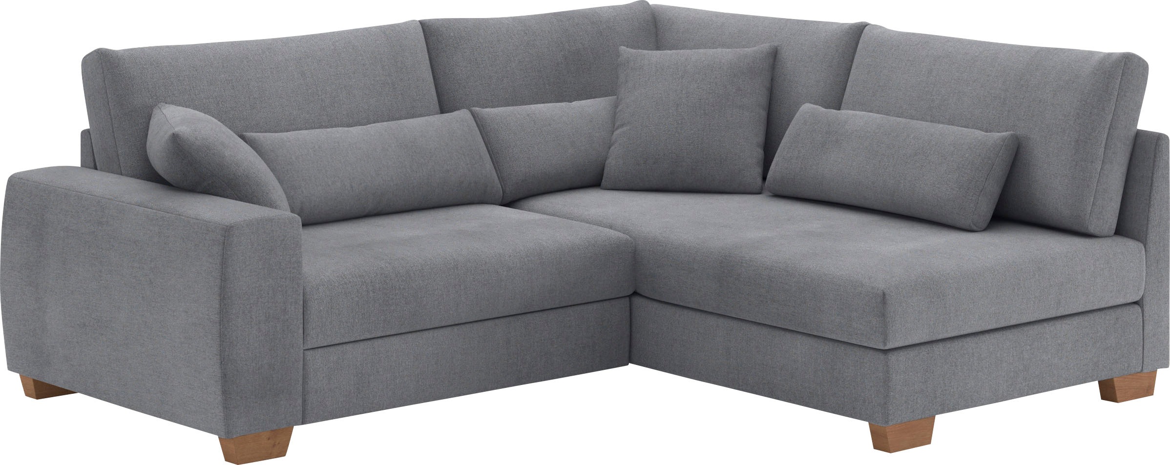 Mr. Couch Ecksofa »Helena L-Form«, Mit Federkern, wahlweise mit Bettfunktion und Taschenfederkern