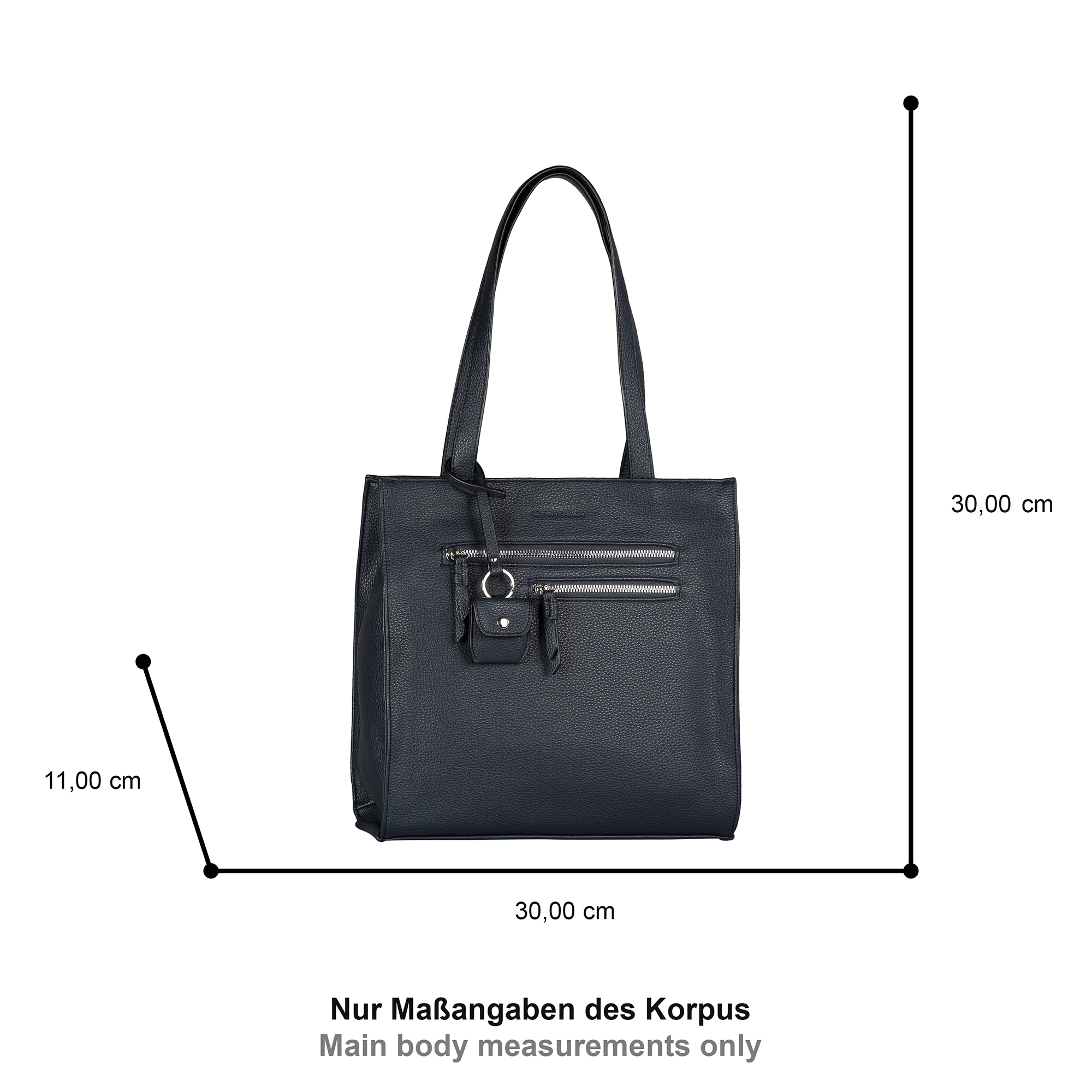 TOM TAILOR Shopper »Winona«, aus weichem Lederimtiat mit praktischen Formaten
