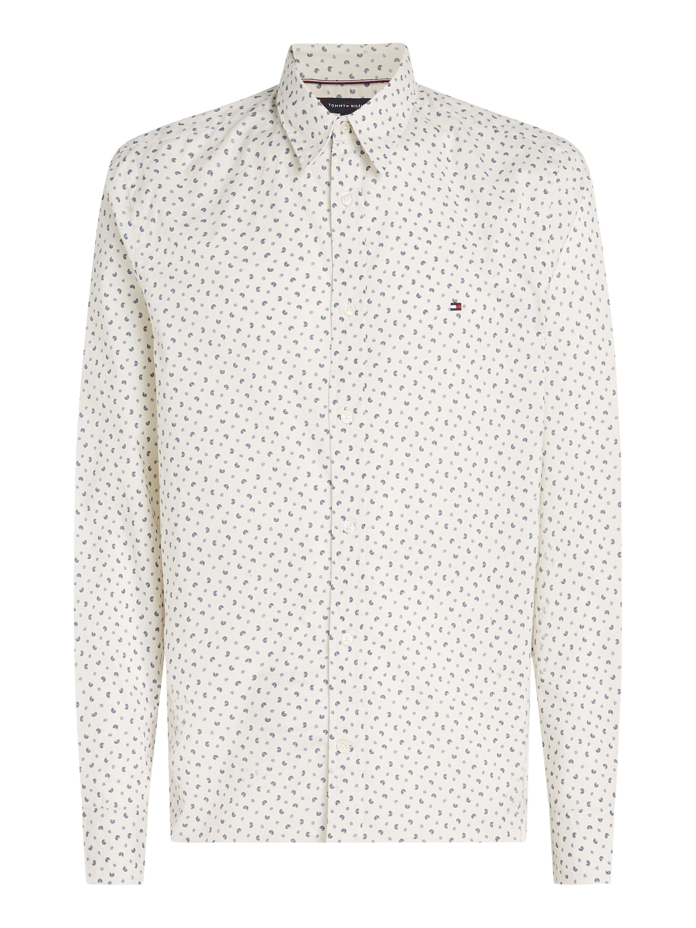 Tommy Hilfiger Langarmhemd »FLEX POPLIN AOP SF SHIRT«, mit Alloverprint