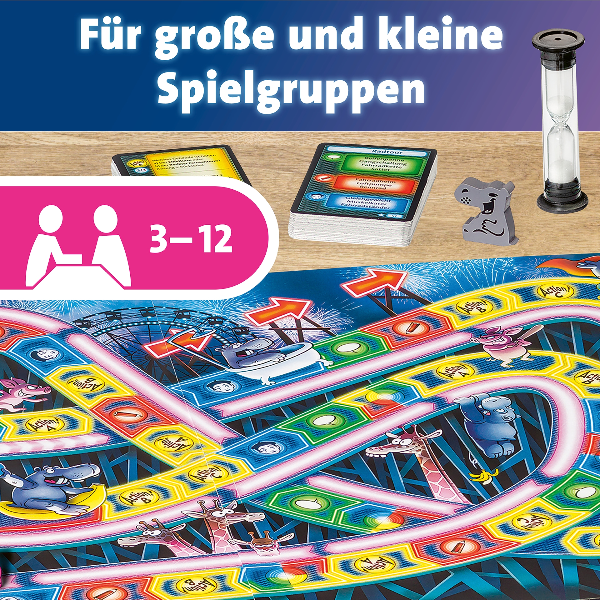 Ravensburger Spiel »Das Nilpferd in der Achterbahn« Made in Europe