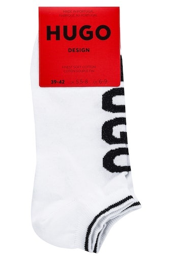 Thumbnail - BOSS Businesssocken "2P AS Logo CC" Packung, 2er Pack, 2 Stk. tlg. mit großem HUGO Logo-Schriftzug