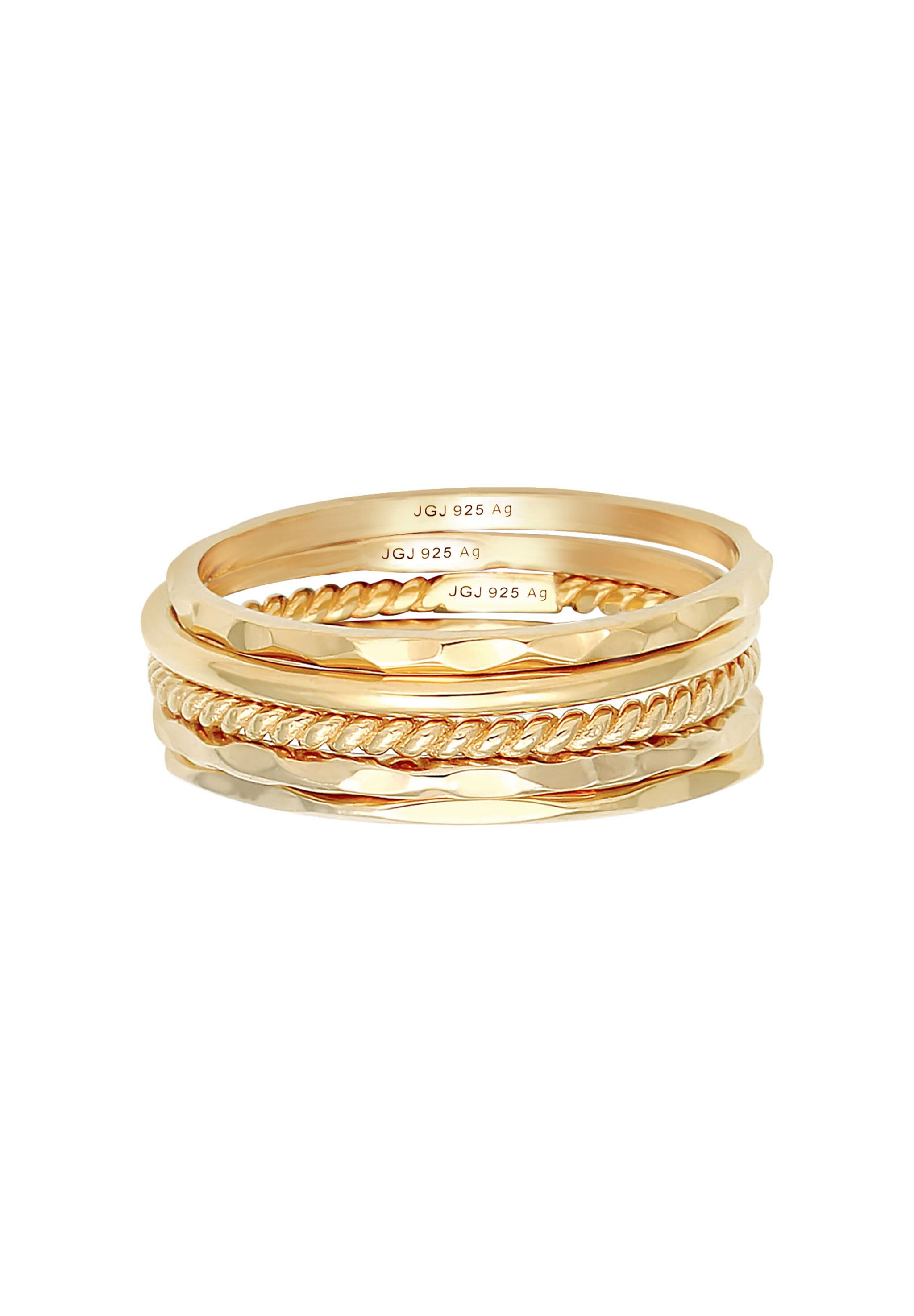 Elli Ring-Set »Stapelring Stacking Boho Set (5 tlg.) 925 Sterling Silber«