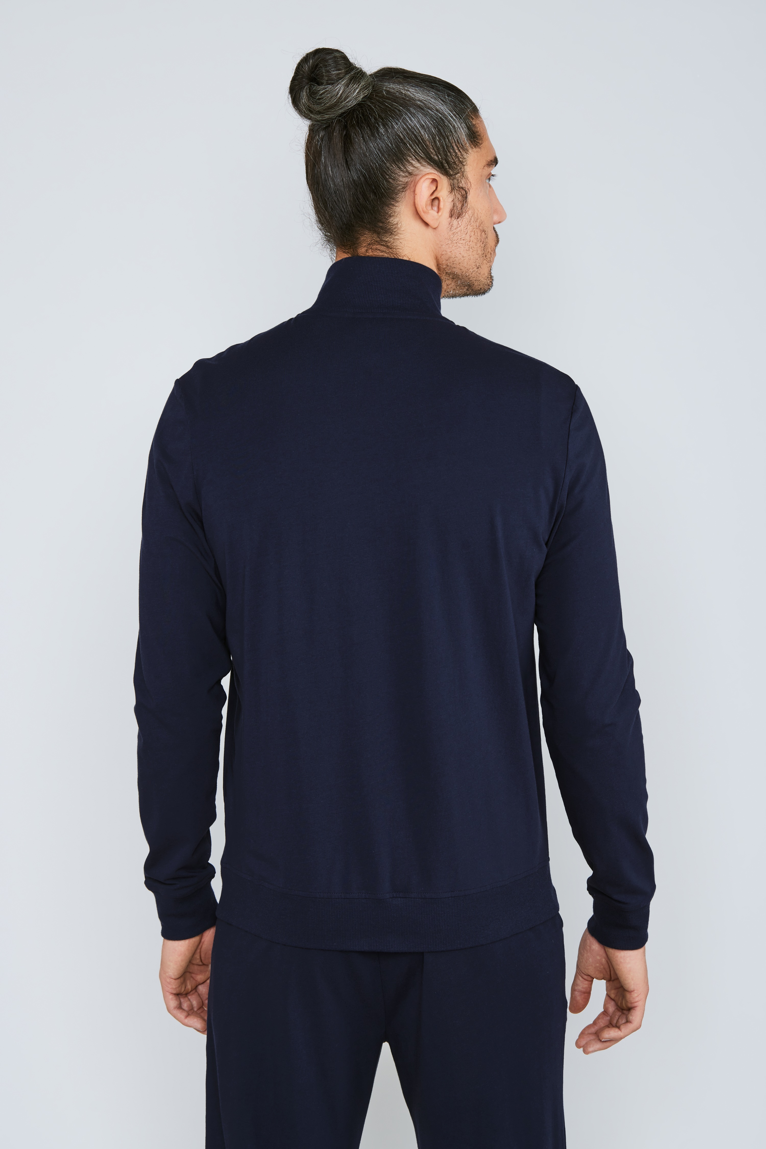 Thumbnail - JOOP Sweatjacke "Comfort" Stehkragen, Regular Fit, geteilte Kängurutaschen, langärmelig