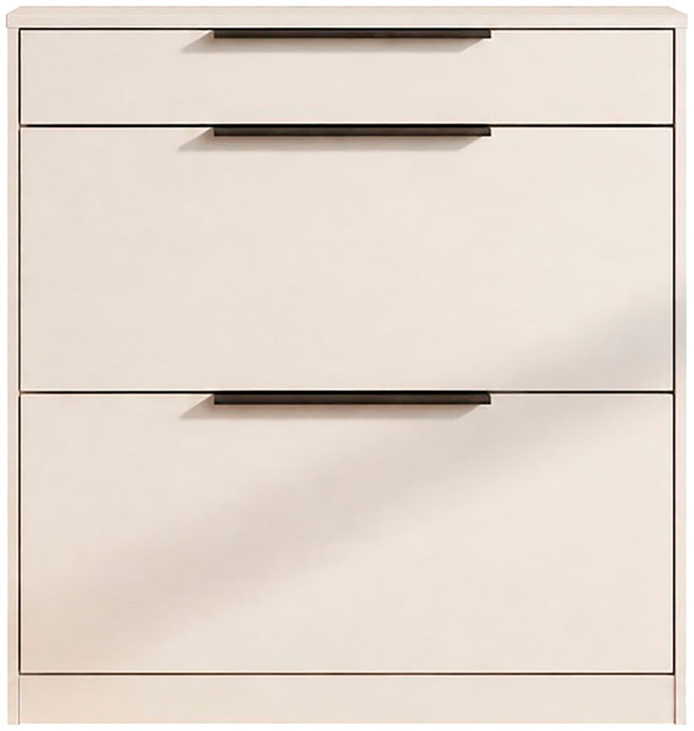borchardt Möbel Schuhschrank »Tom, Breite 89cm, bis Schuhgröße 44« Metallgriffe, 1 Schubfach, 2 Klappen