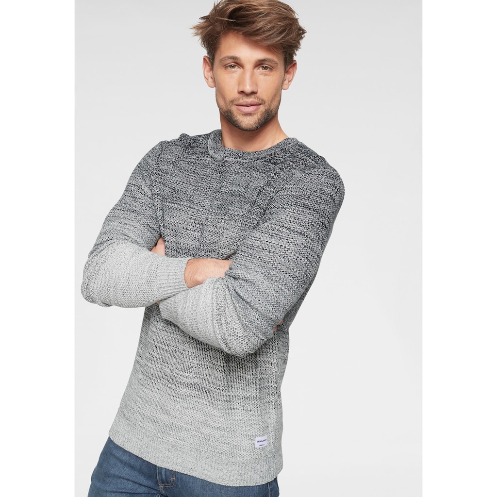 Jack & Jones Rundhalspullover »Fame Knit Crew Neck«