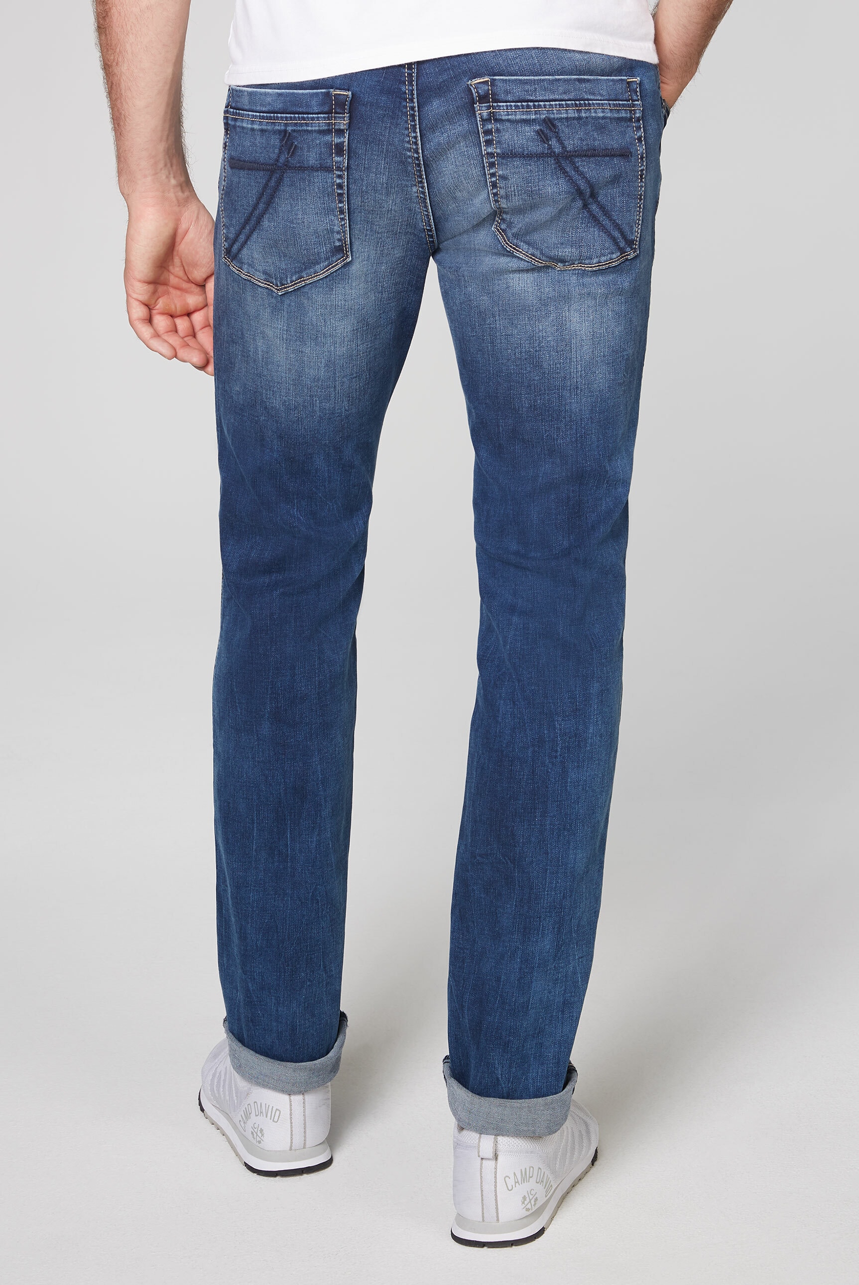 CAMP DAVID Regular-fit-Jeans, mit Stretch-Anteil