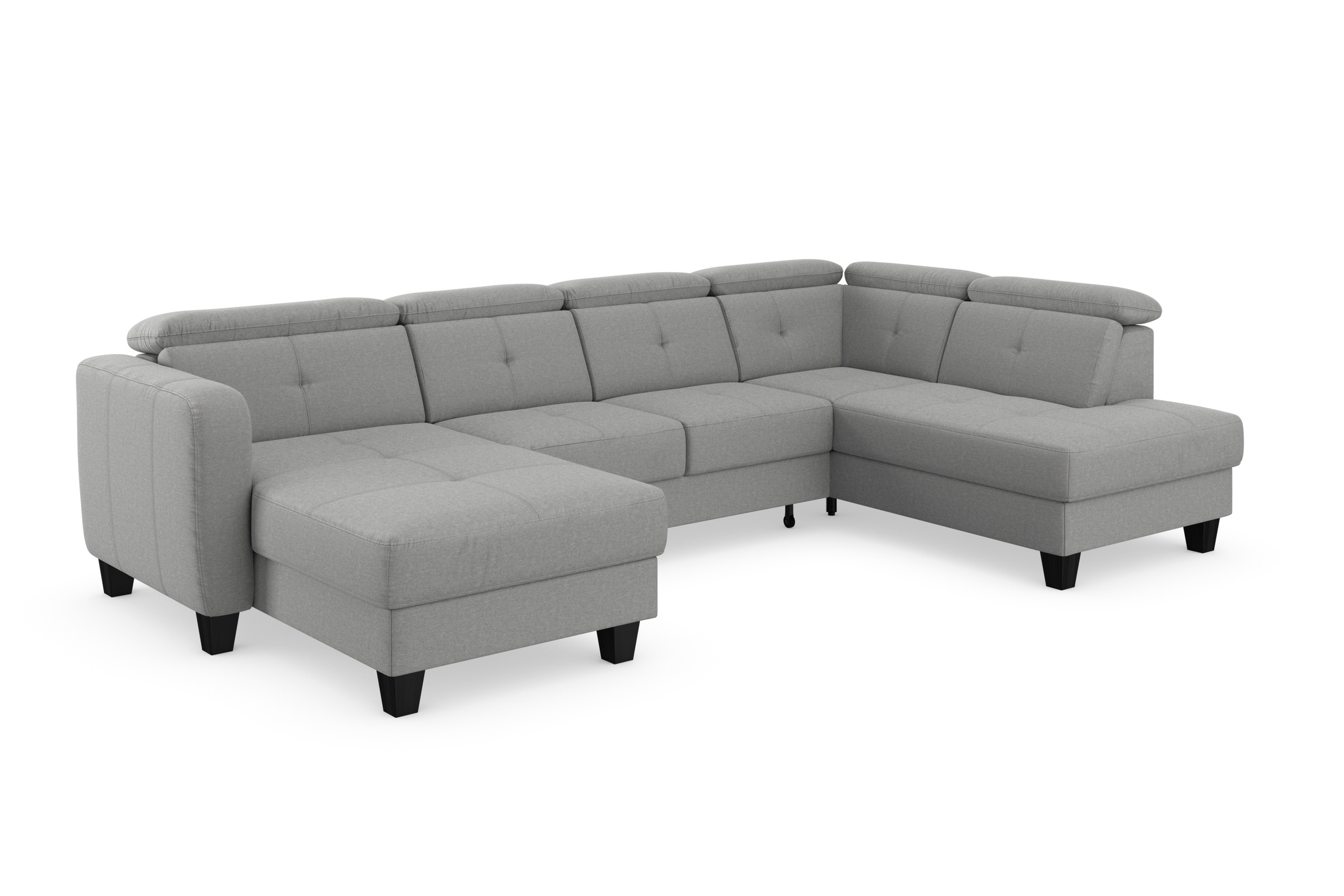 Thumbnail - sit&more Wohnlandschaft "Belluci U-Form" Kopfteilverstellung und Federkern, wahlweise mit Bettfunktion