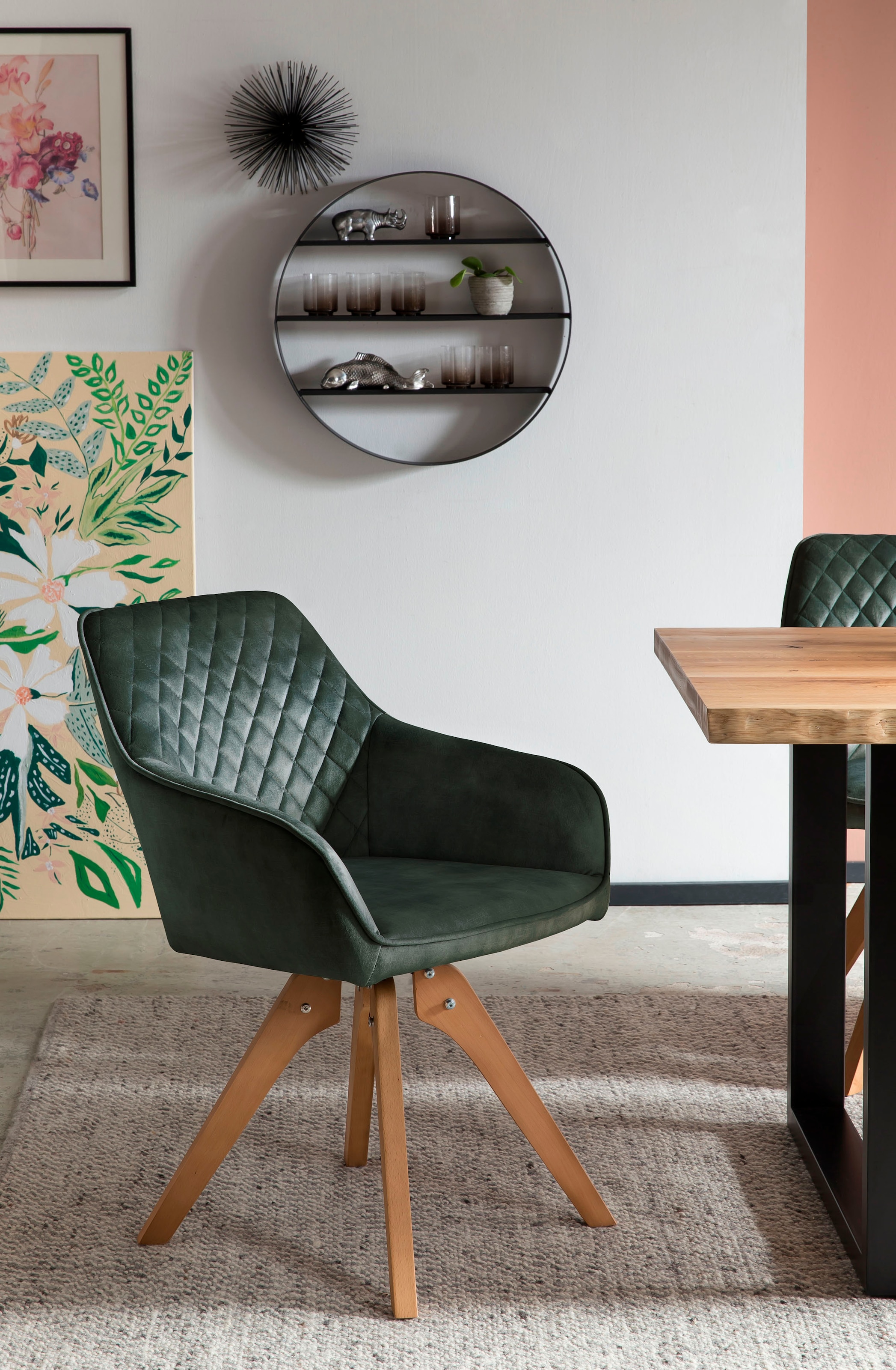 SalesFever Armlehnstuhl "Växjö - Esszimmerstuhl Komfort und Stil" () 1 Stk. günstig online kaufen