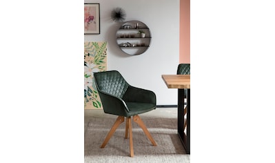 SalesFever Armlehnstuhl, 1 St., Samtvelours-Polyester, 180° Drehplatte unter der... kaufen