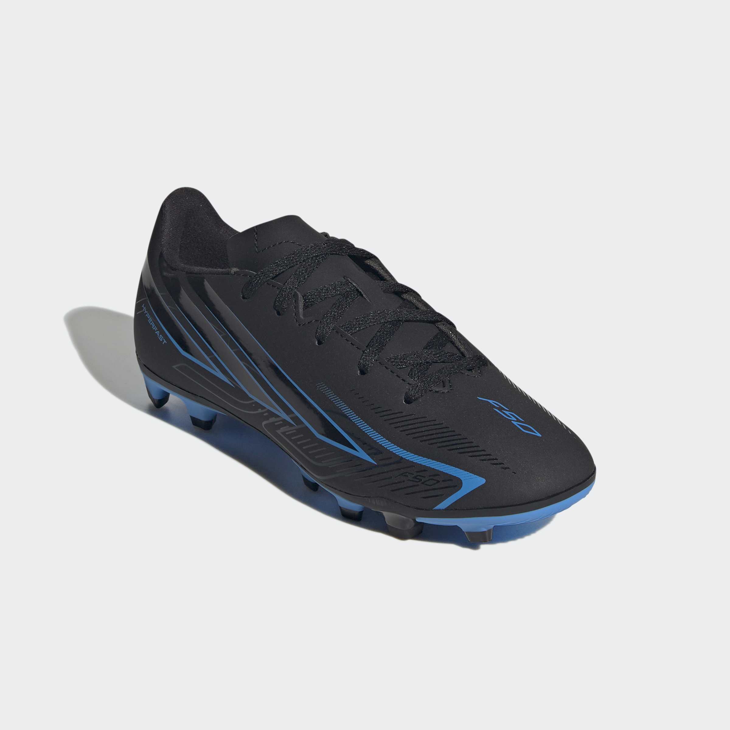 adidas Performance Fußballschuh "F50 HYPERFAST CLUB KIDS, FESTE BÖDEN/GEMISCHTE BÖDEN" für viele verschiedene Böden geeignet, für Jugendliche & Kinder