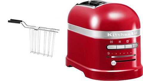 KitchenAid Toaster "Artisan 5KMT2204EER EMPIRE ROT", 2 kurze Schlitze, für 2 Scheiben, 1250 W, mit Sandwichzange