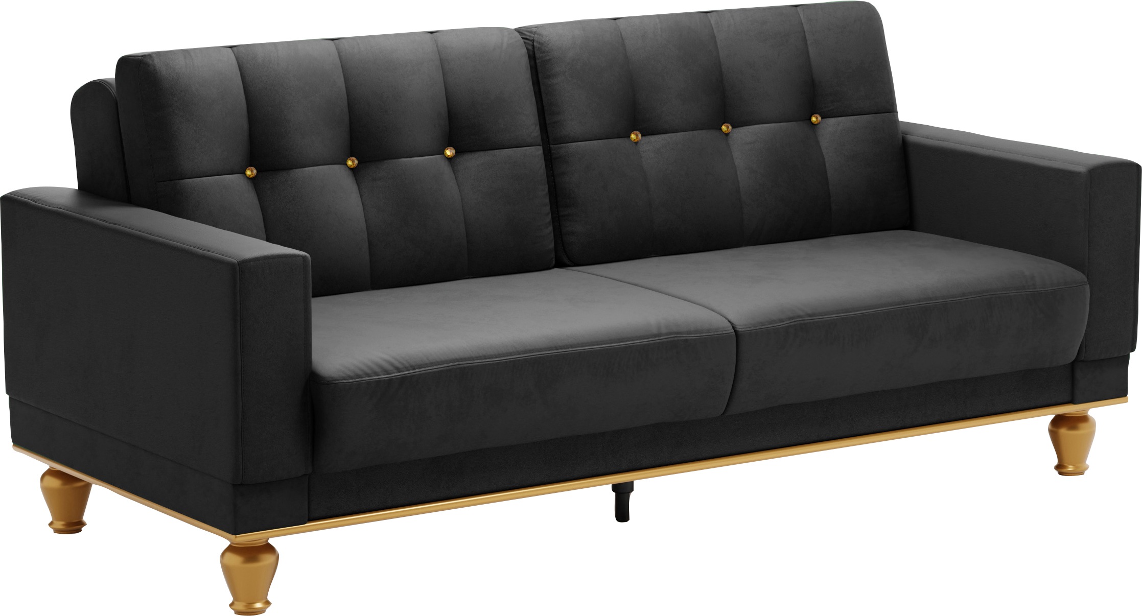 Thumbnail - sit&more 3-Sitzer "Orient 5", mit Strass-Stein, wahlweise mit Bettfunktion und Bettkasten