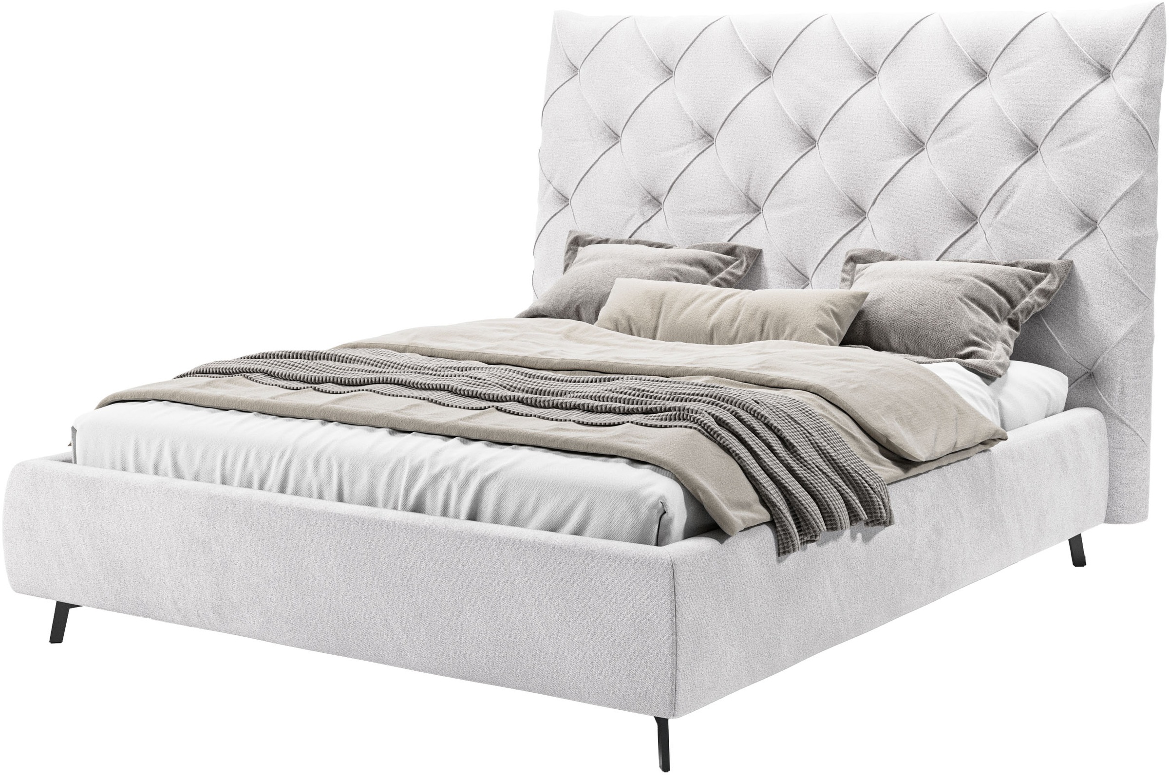 Home affaire Polsterbett "Maxime, in 4 Breiten bis 200cm, auch in Leder" Ko günstig online kaufen