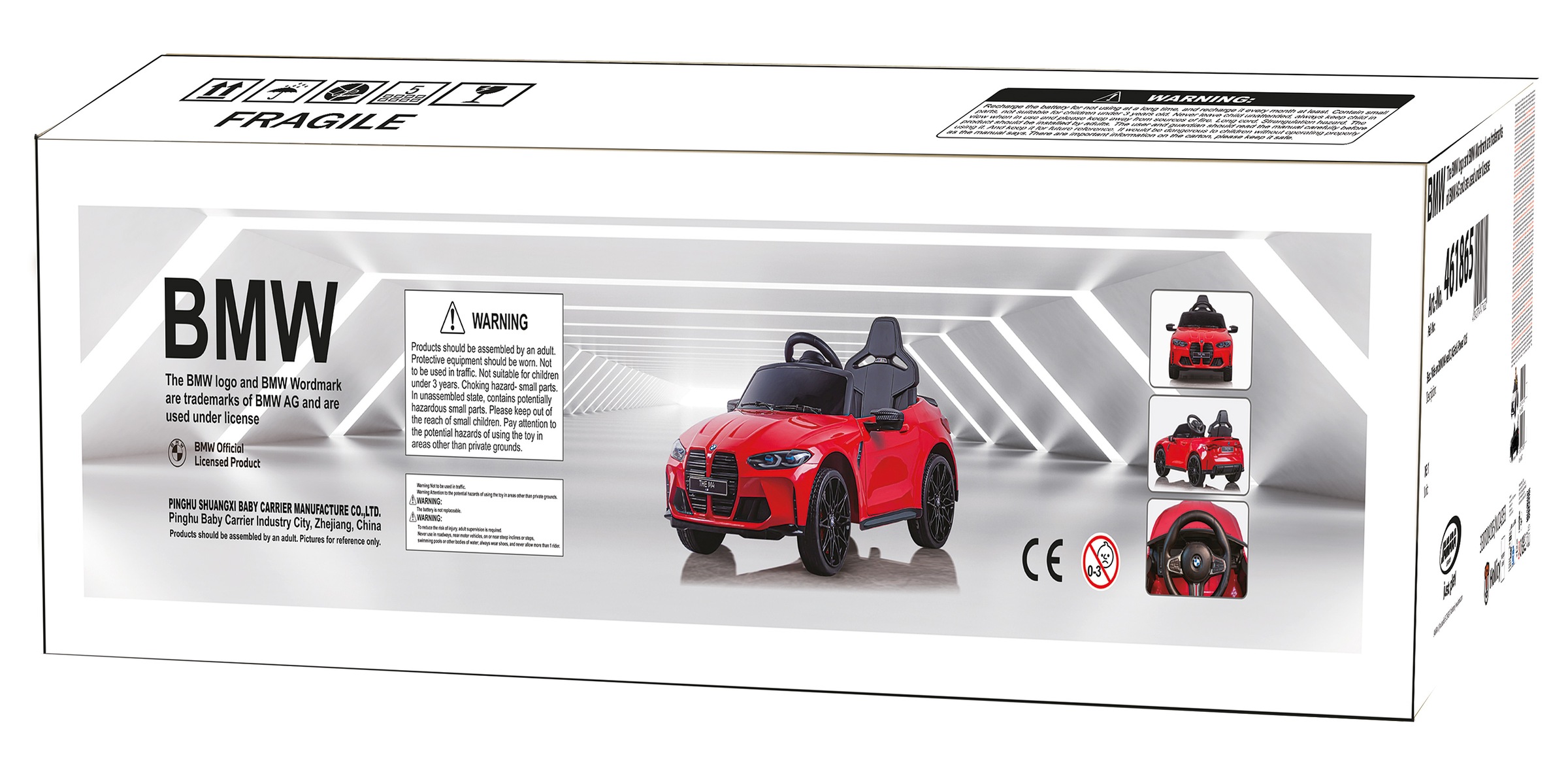 Jamara Elektro-Kinderauto »Ride-on BMW M4 schwarz, 2,4GHz, Li-Power 12.6« ab 3 Jahren bis 30 kg mit Licht und Sound