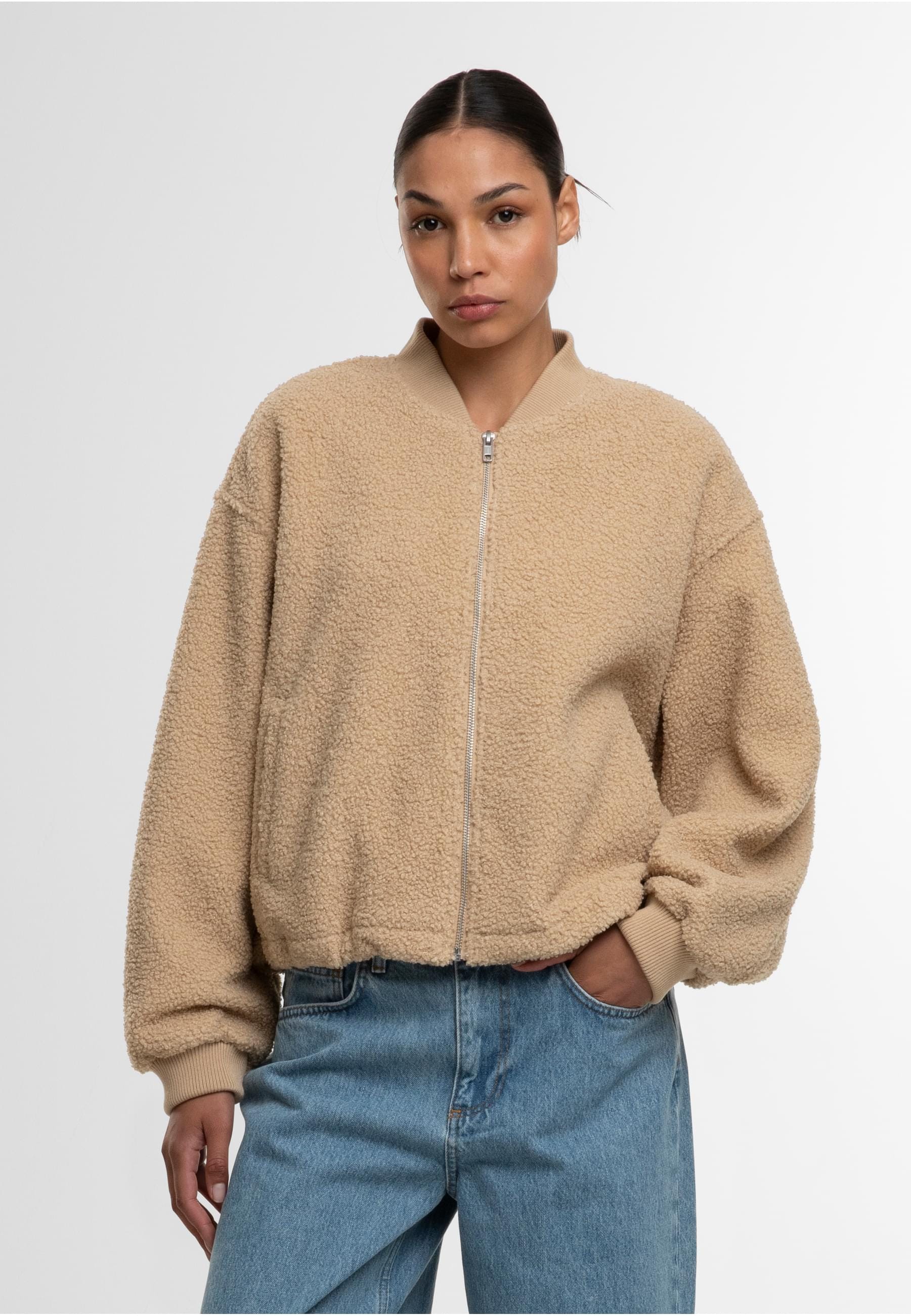 URBAN CLASSICS Bomberjacke »Urban Classics Ladies Structured Bomber Jacket«, (1 St.), ohne Kapuze