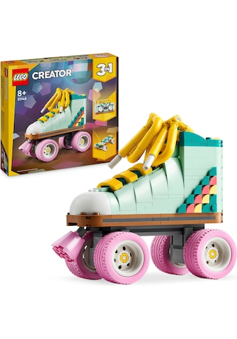 Konstruktionsspielsteine »Rollschuh (31148), LEGO Creator 3in1«, (342 St.), Made in...