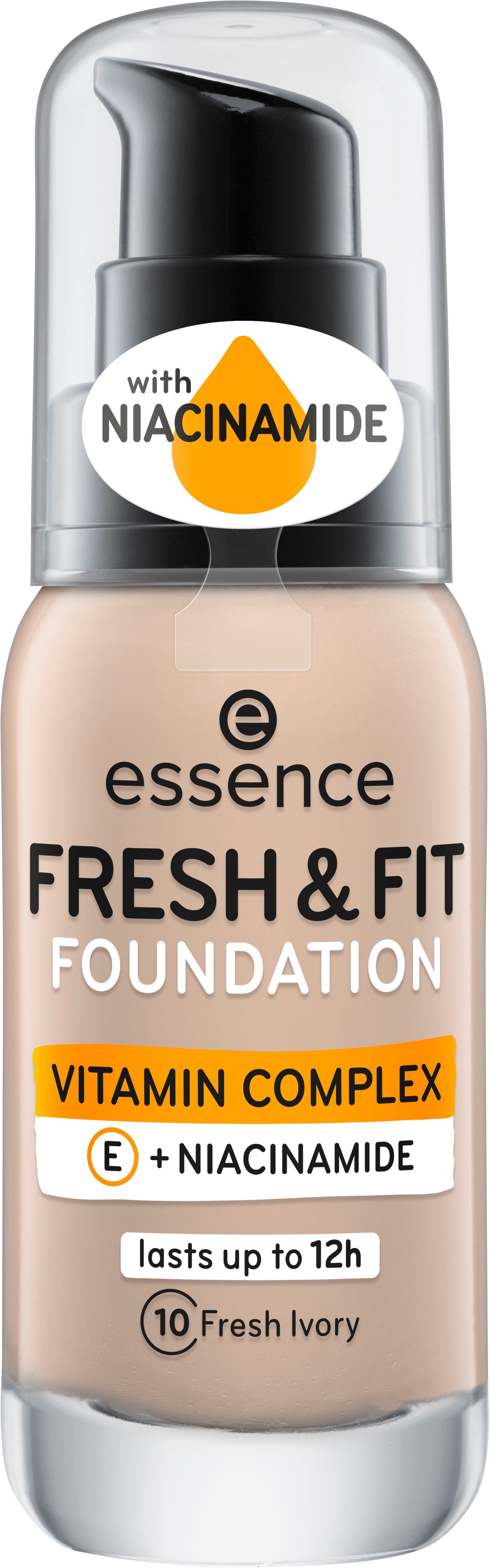 Essence Foundation »FRESH & FIT FOUNDATION«, (Set, 3 tlg.), mit Vitamin-Komplex