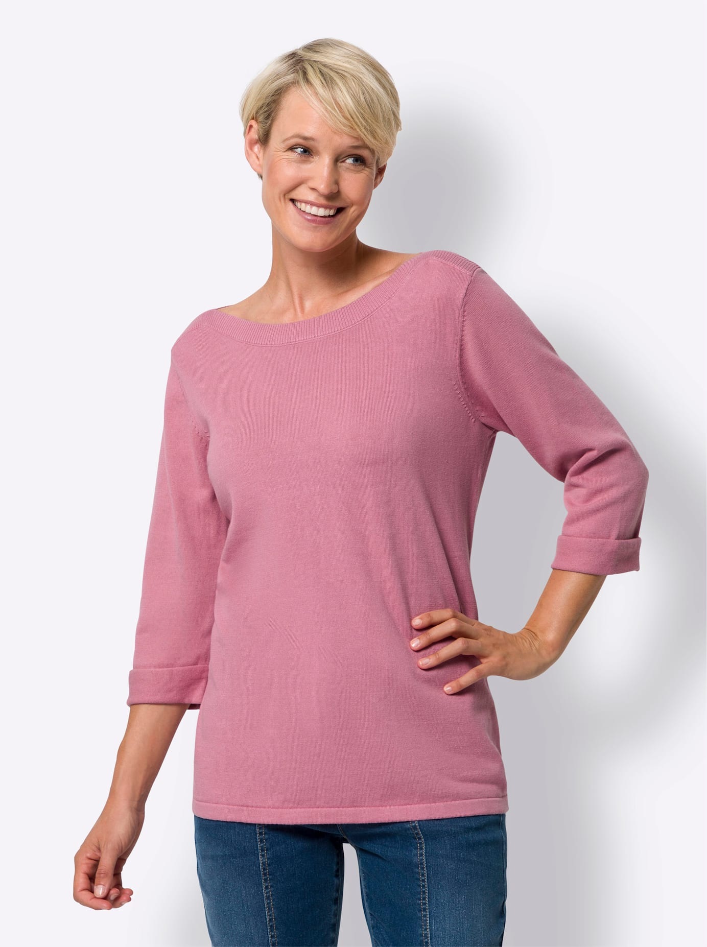 Classic Basics 3/4 Arm-Pullover »Pullover«