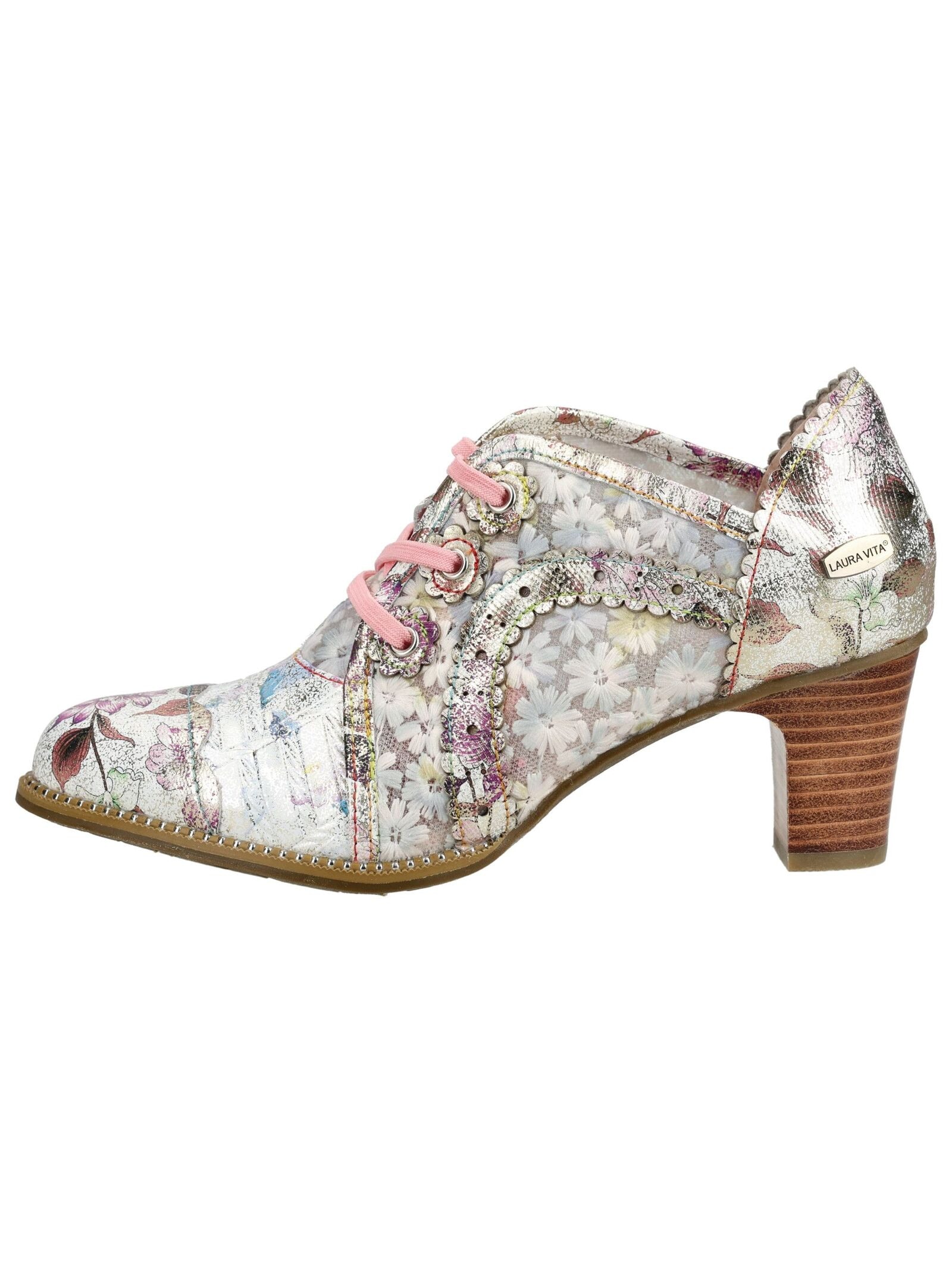 LAURA VITA Schnürstiefelette »LAURA VITA Stiefelette Lederimitat/Textil«