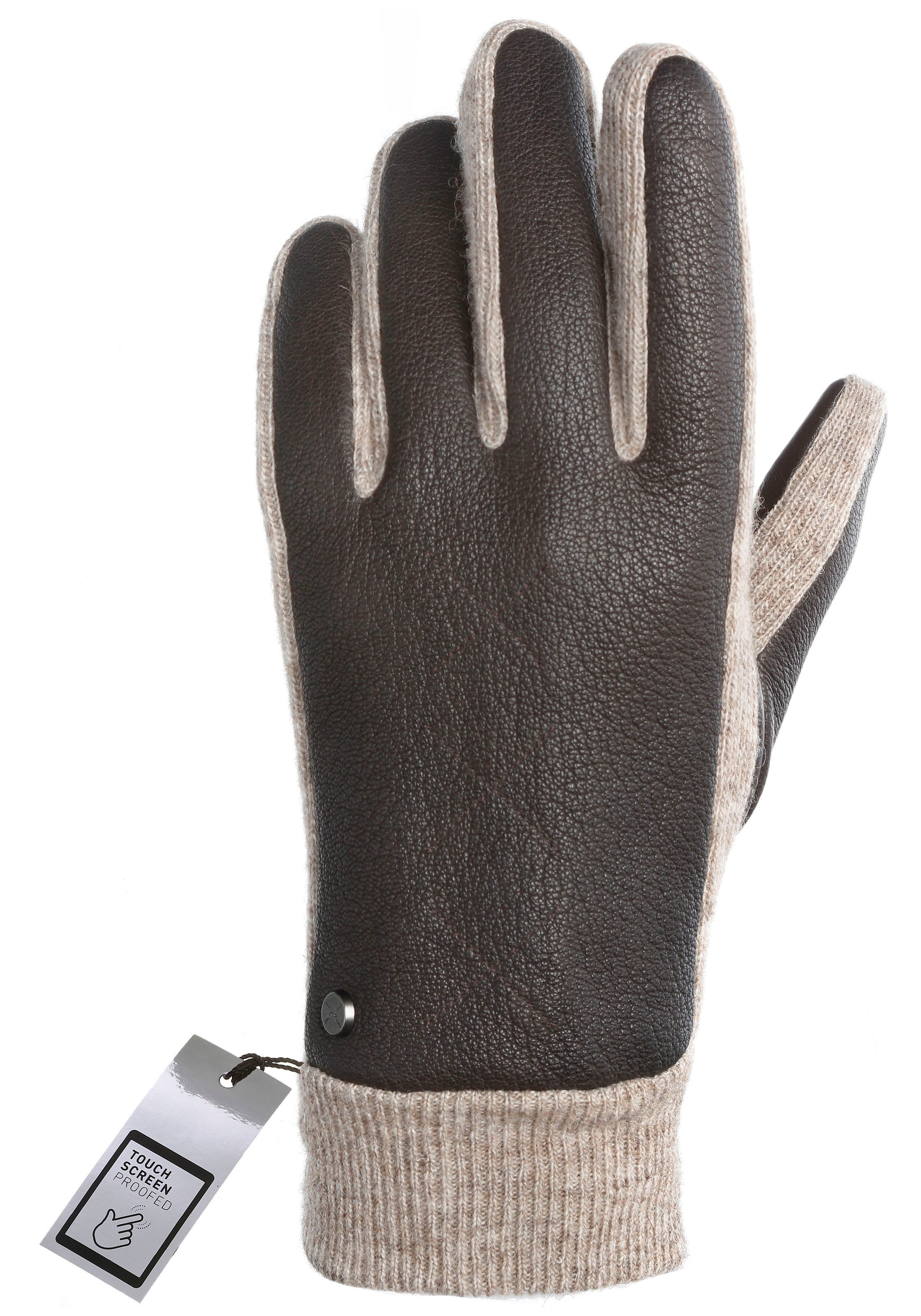 PEARLWOOD Strickhandschuhe "NICK", weiches Fleecefutter, Elastischer Strick günstig online kaufen